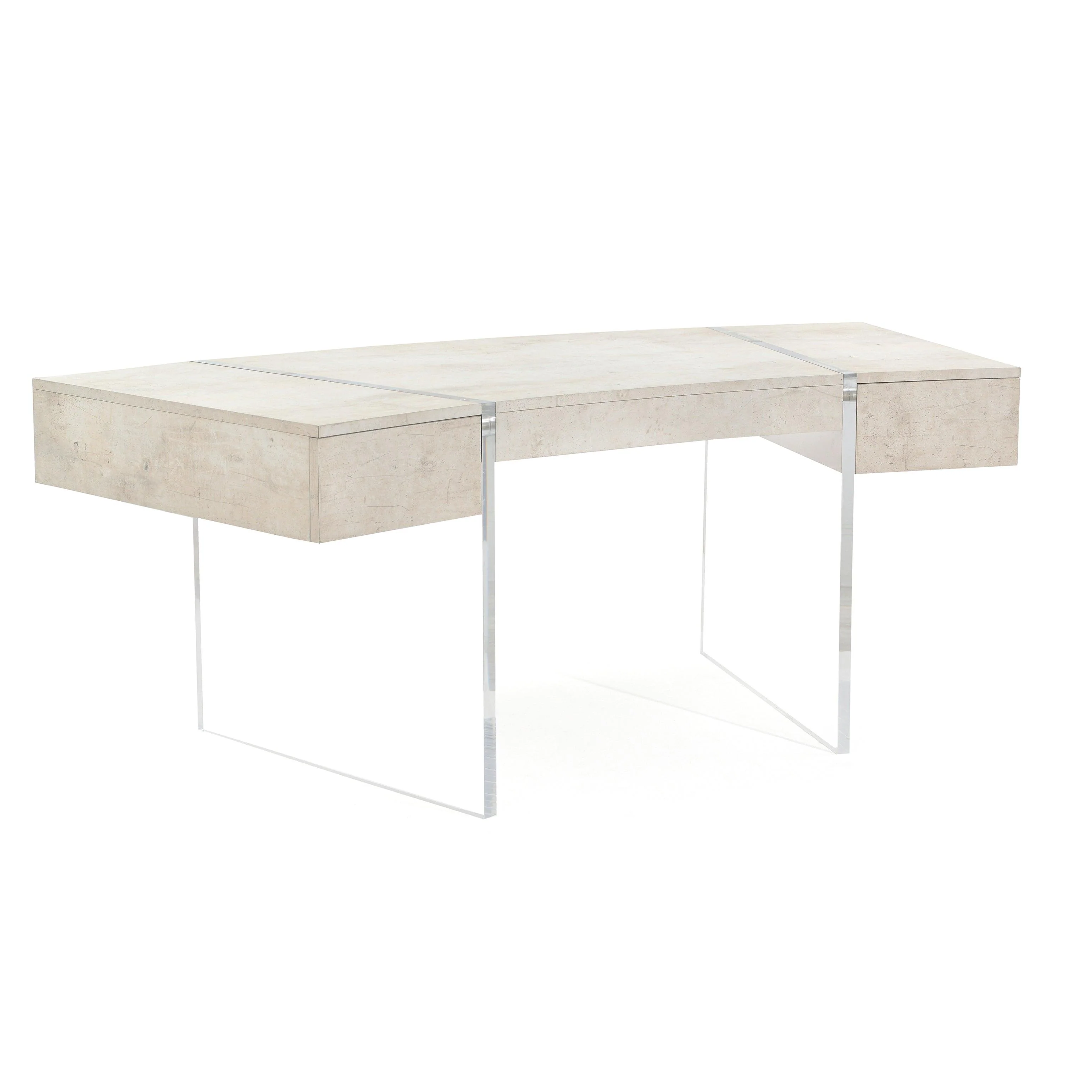 Loftus Side Drawer Curved Desk - Remutear