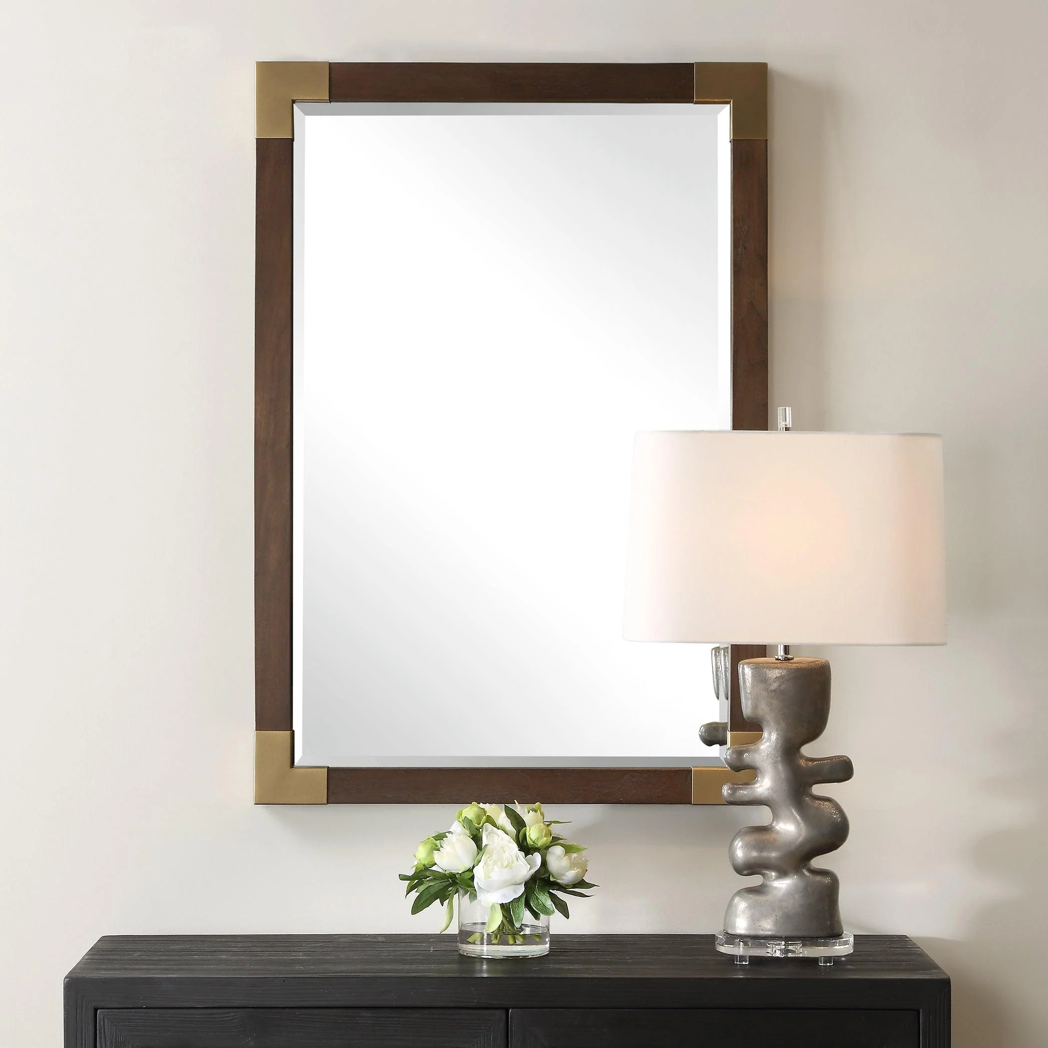 Rhea Walnut Mirror - Remutear