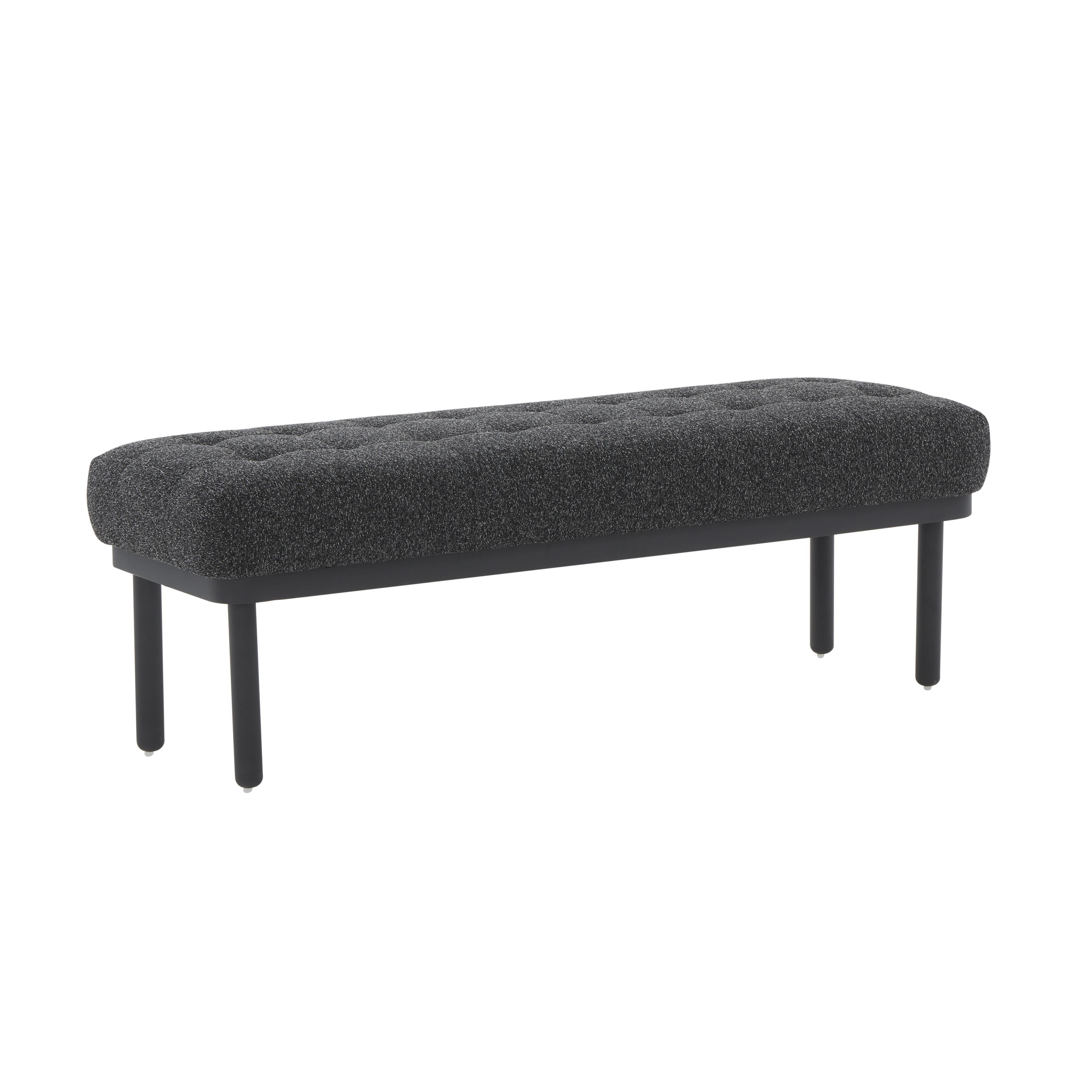 Olivia Black Boucle Bench - Remutear