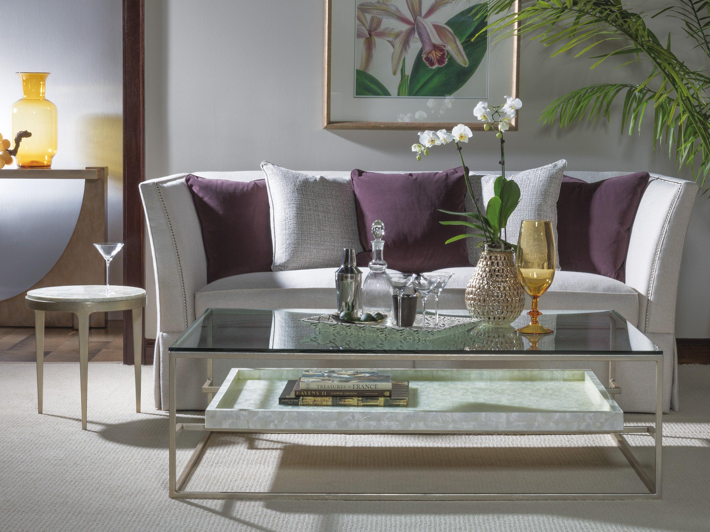 Signature Designs Cumulus Capiz Large Rectangular Cocktail Table - Remutear