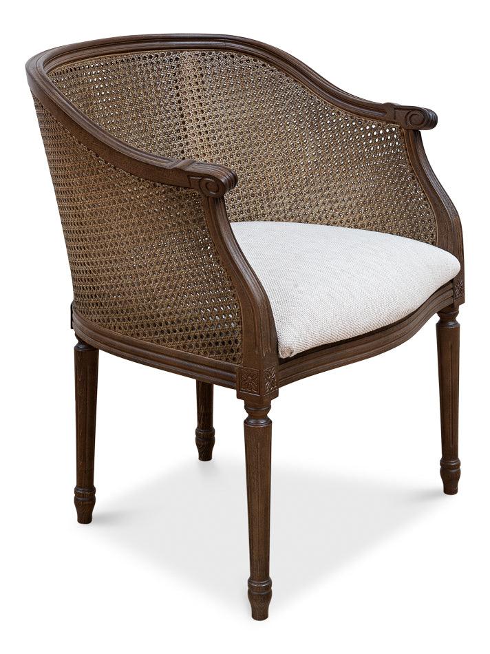 Louis Xvi Tub Chair Driftwood Oatmeal - Remutear