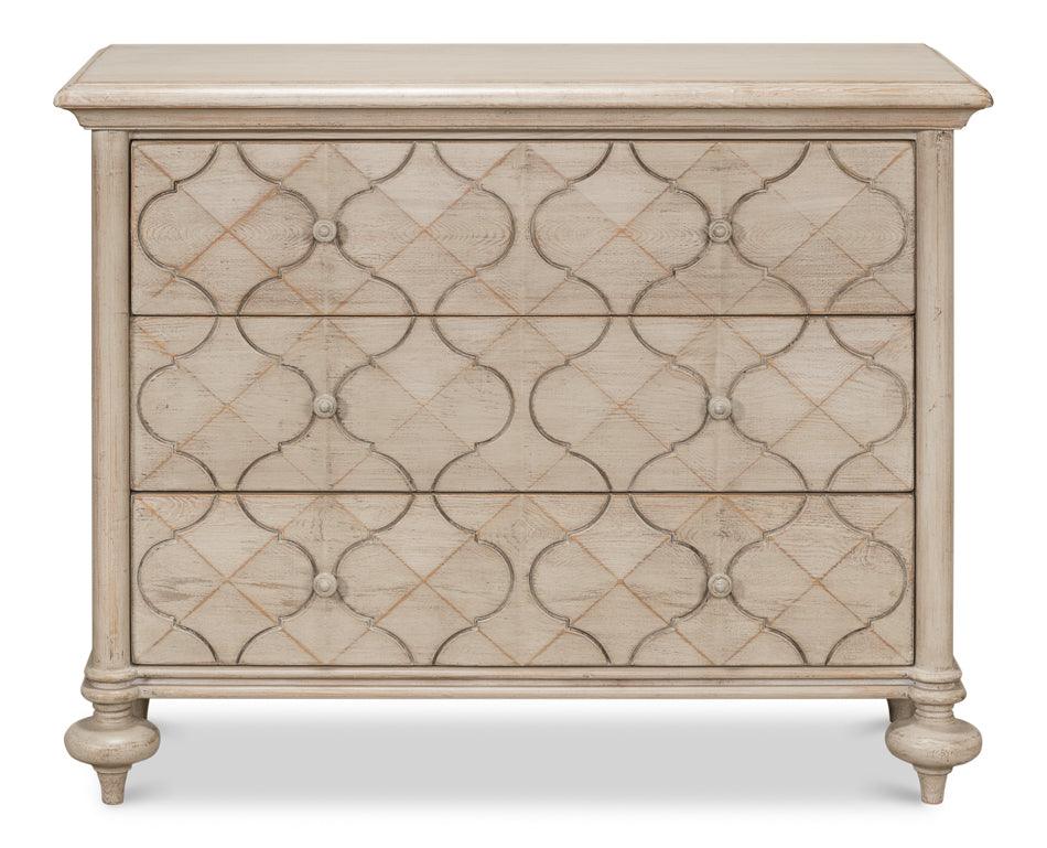 Sommeil 3 Drawer Commode - Stone Grey - Remutear