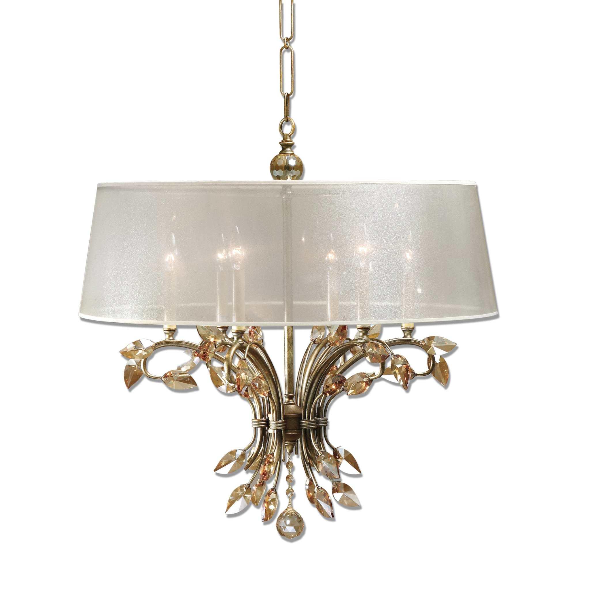 ALENYA 6 LT SHADE CHANDELIER - Remutear