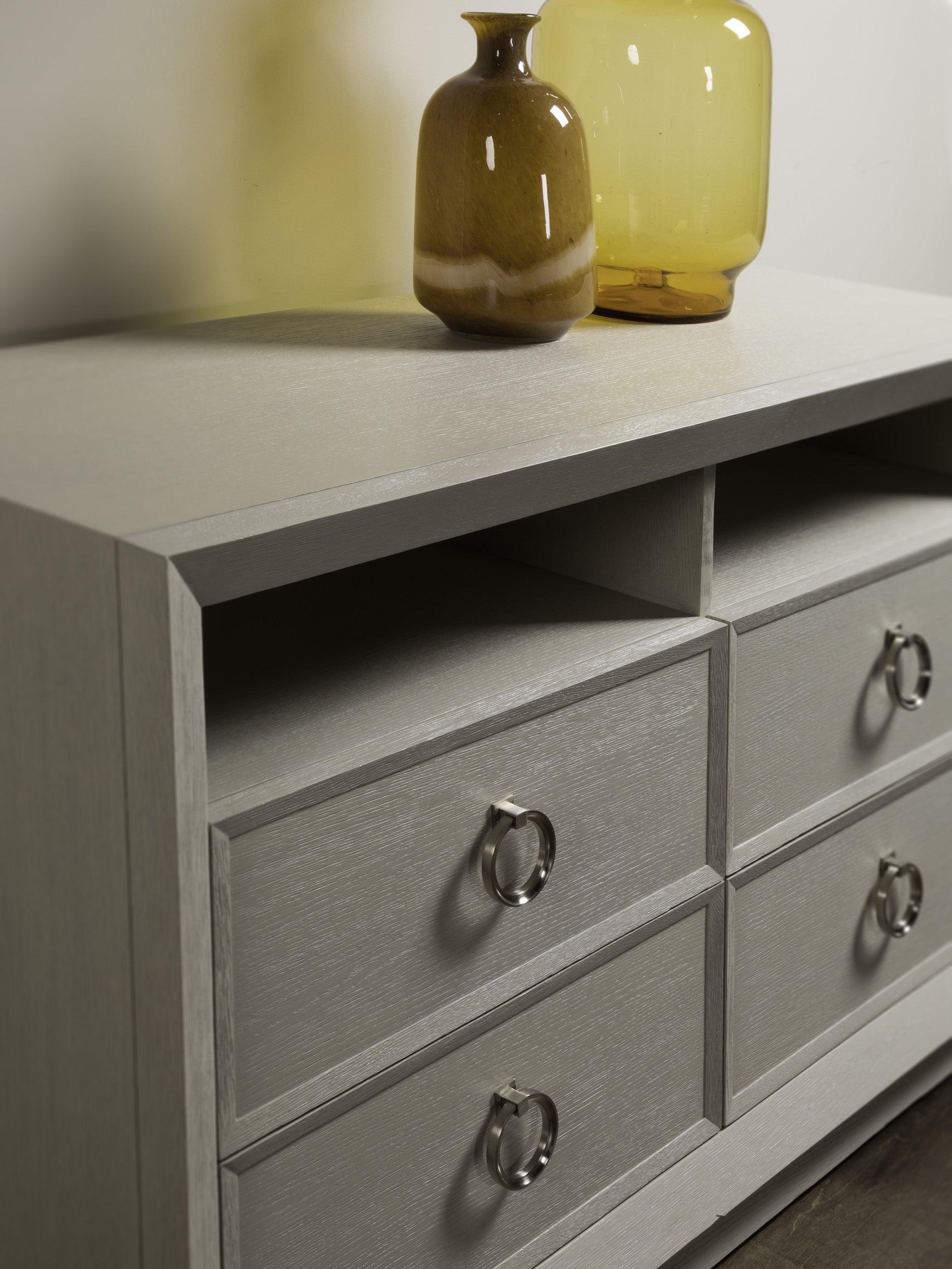 Signature Designs Zeitgeist White Media Console - Remutear