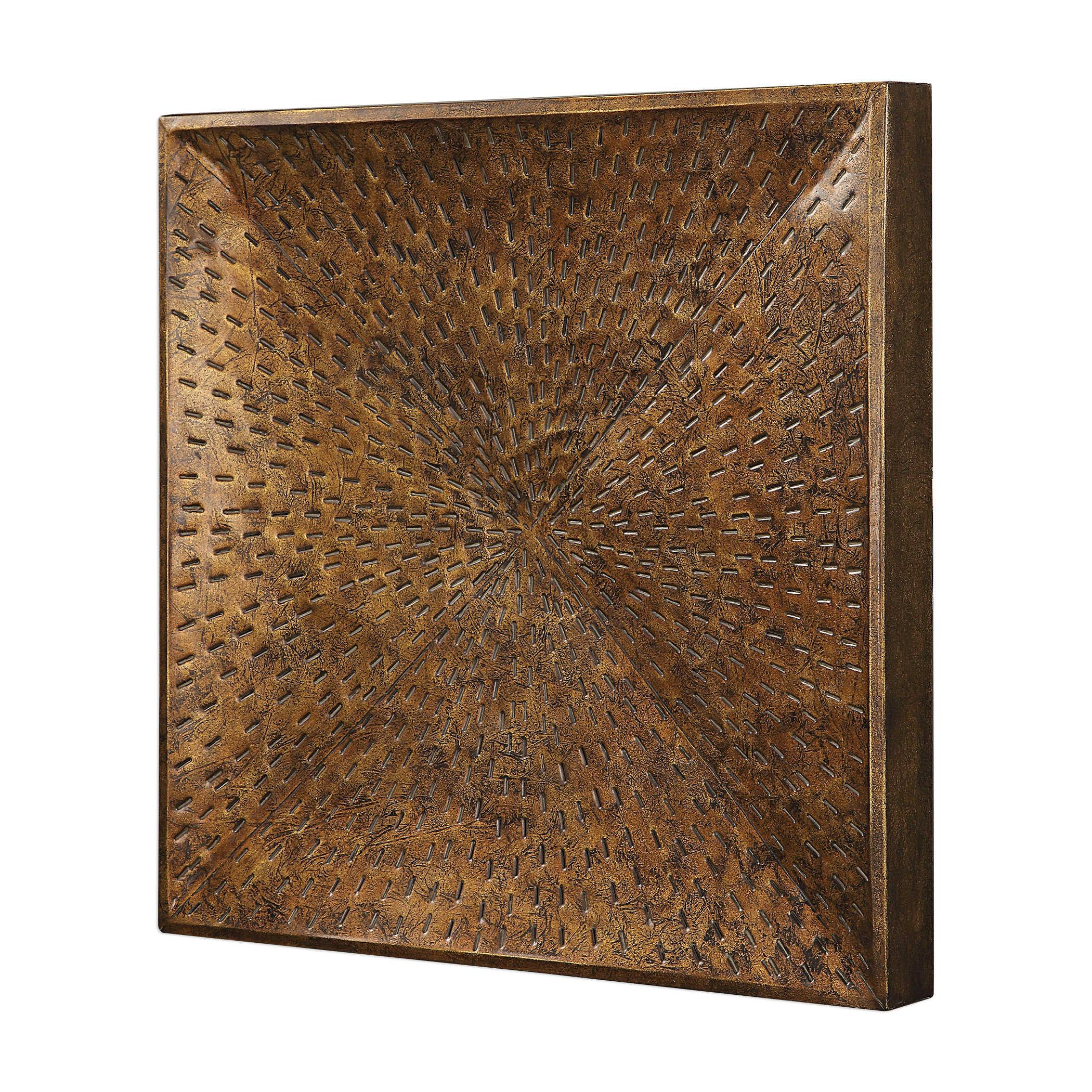 BLAISE ANTIQUED BRONZE WALL ART - Remutear