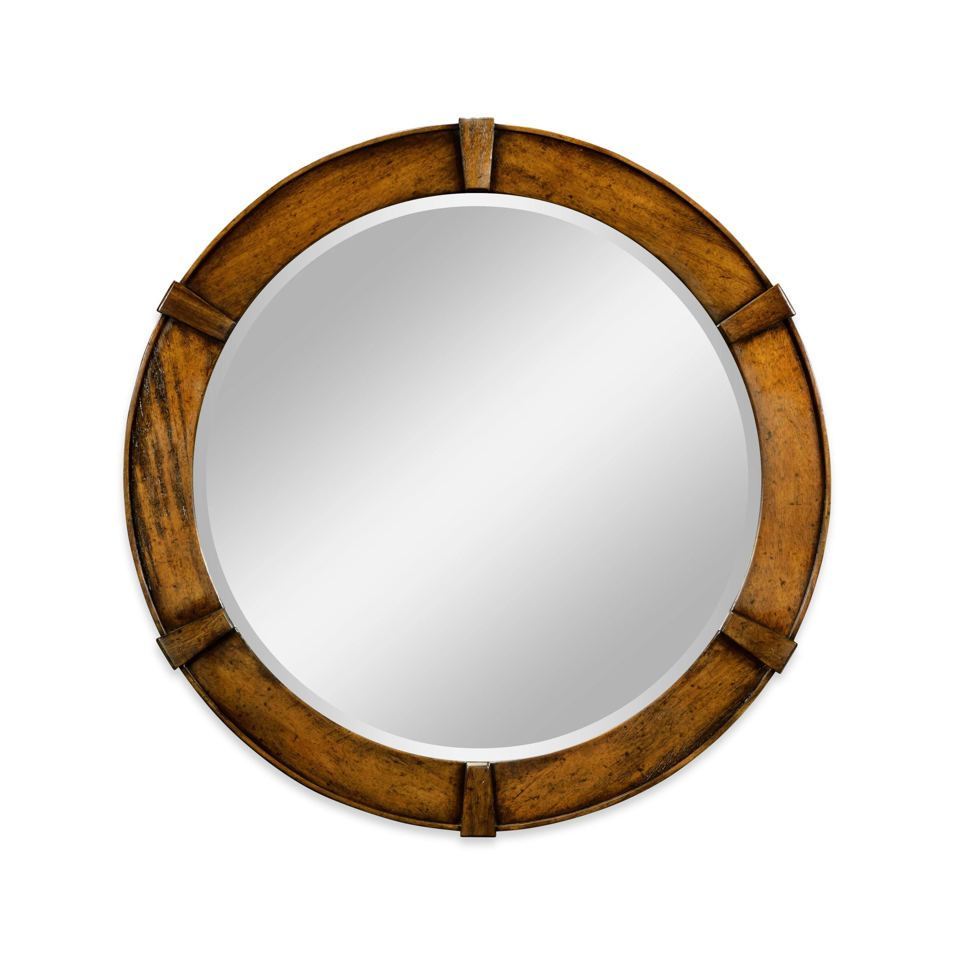 Casually Country Round Accent Mirror - Remutear