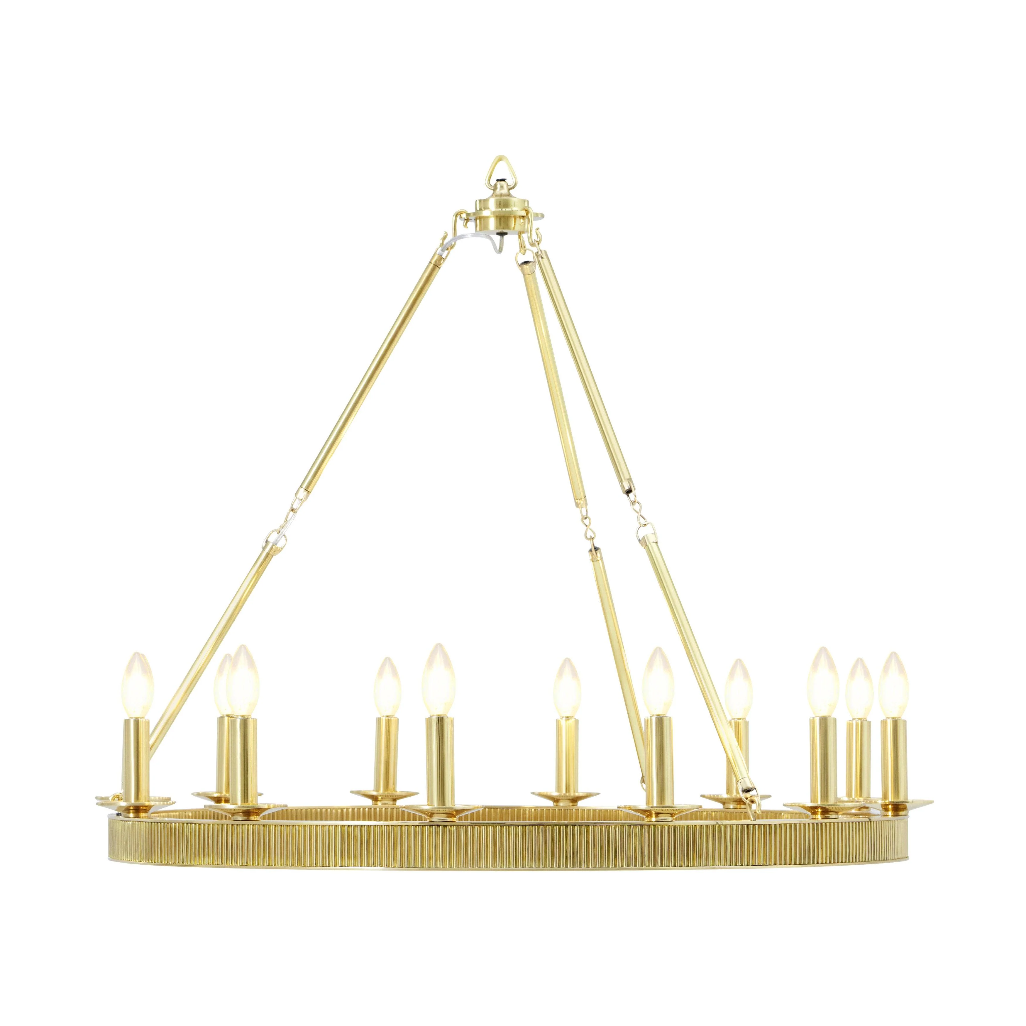 Simon Grande Round 12 Light Chandelier - Remutear