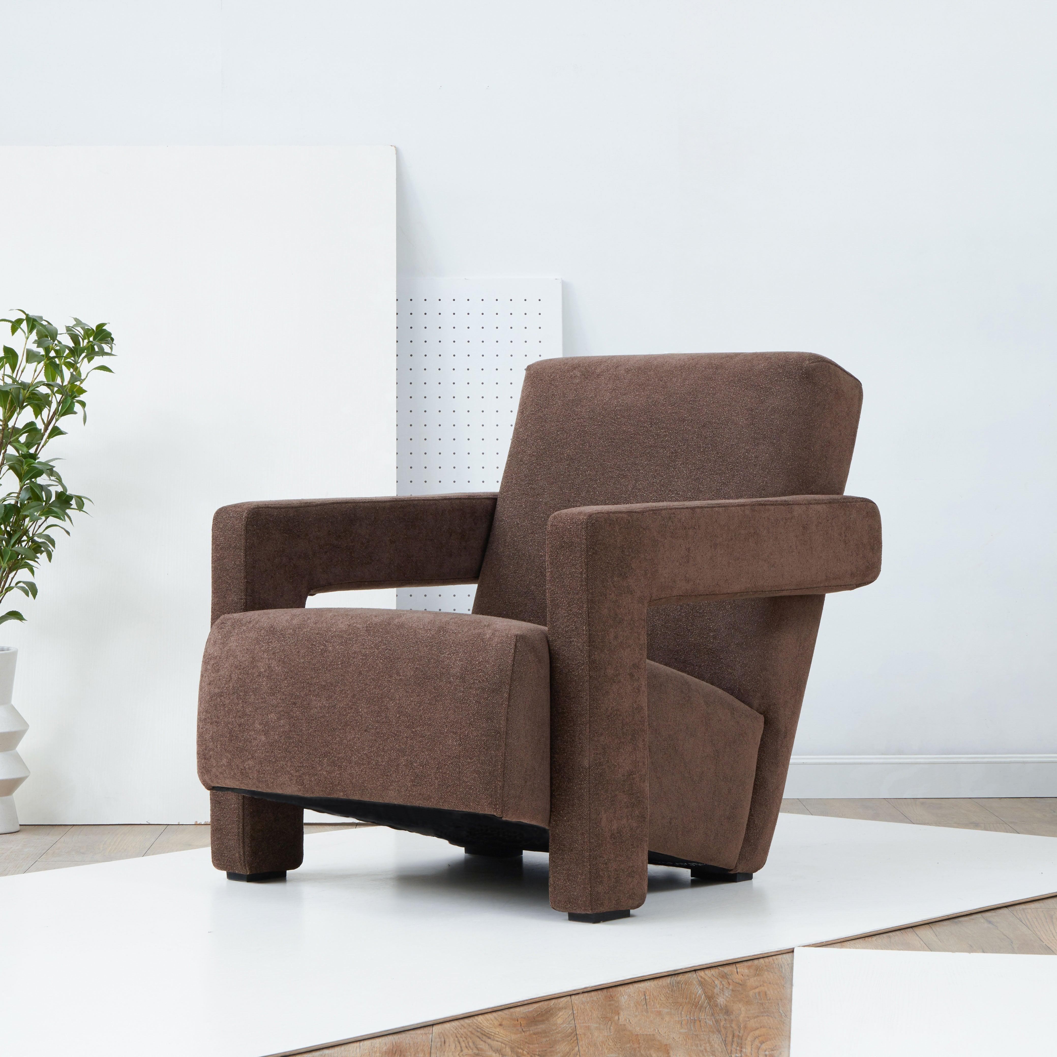 TAYLOR MODERN BOUCLE ACCENT CHAIR - Remutear