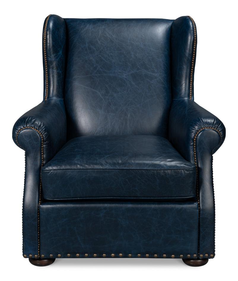 London Dry Accent Chair - Chateau Blue - Remutear