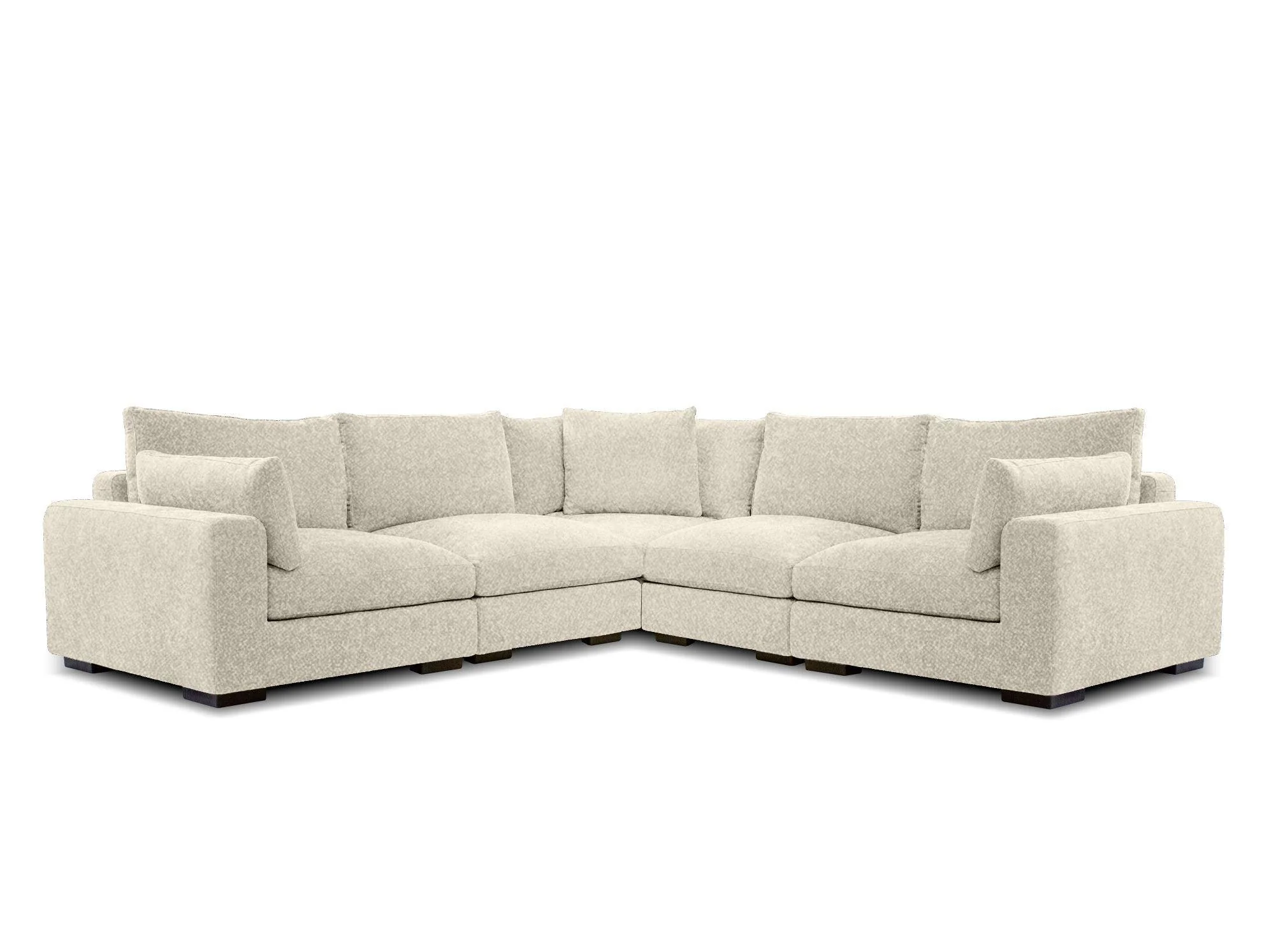 ONZA Sectional 5-Piece (Corner, LAF, 2 Armless, RAF) - Remutear