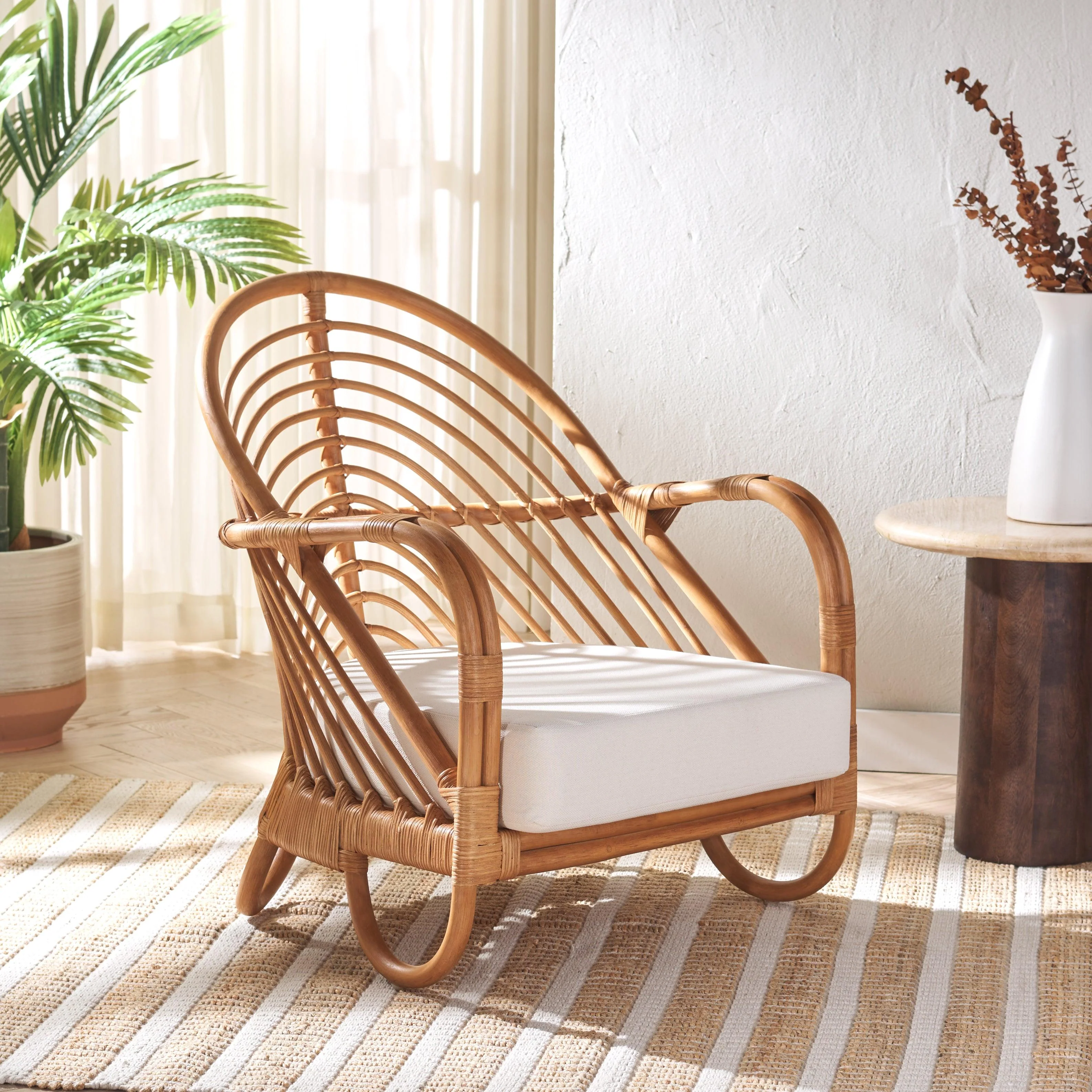 IVYBELLE RATTAN ACCENT CHAIR - Remutear