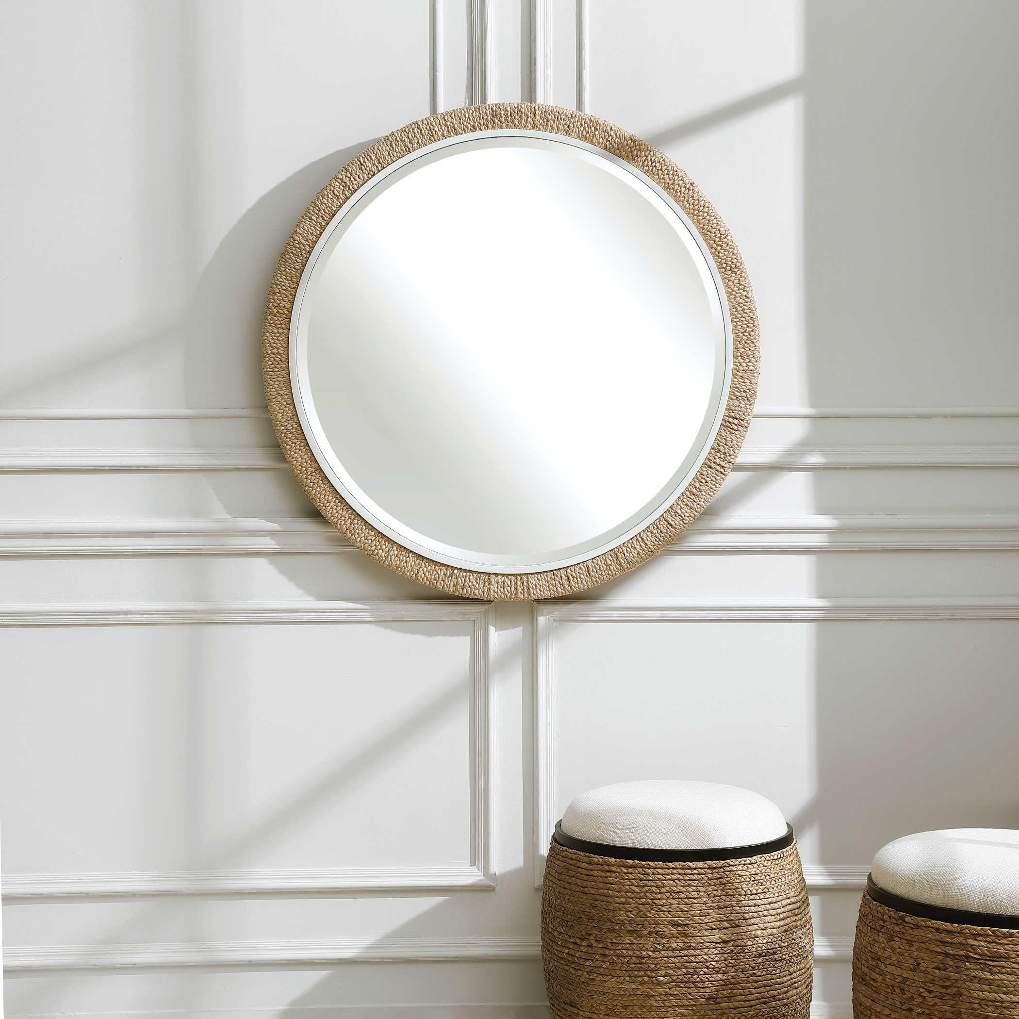 CARBET ROUND ROPE MIRROR - Remutear