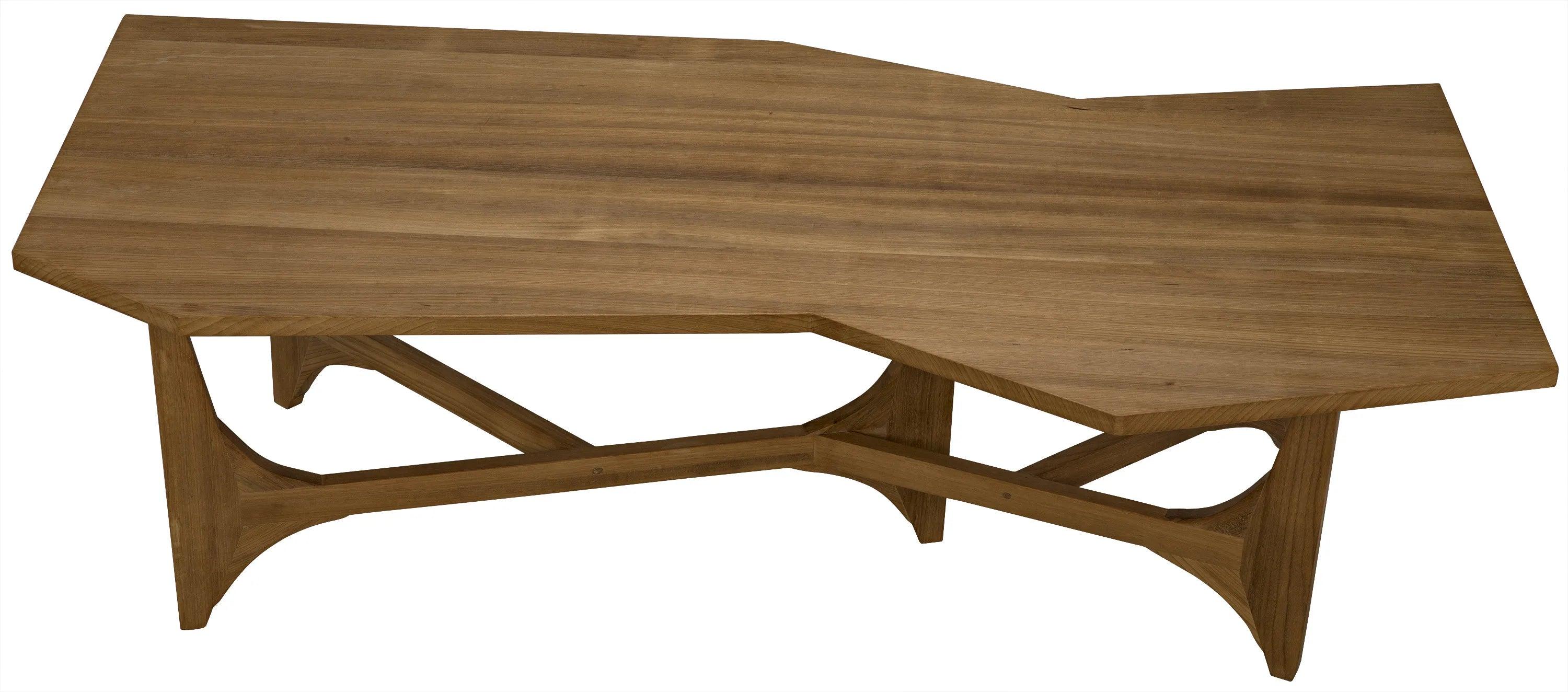 Fenton Coffee Table, Gold Teak - Remutear