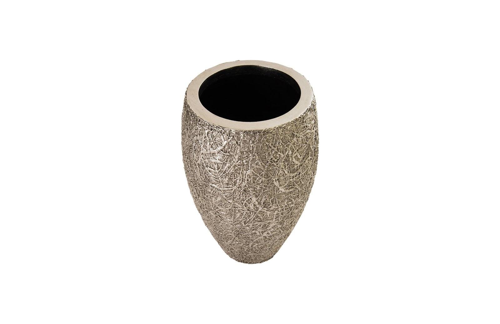 String Theory Planter, Silver Leaf, SM - Remutear