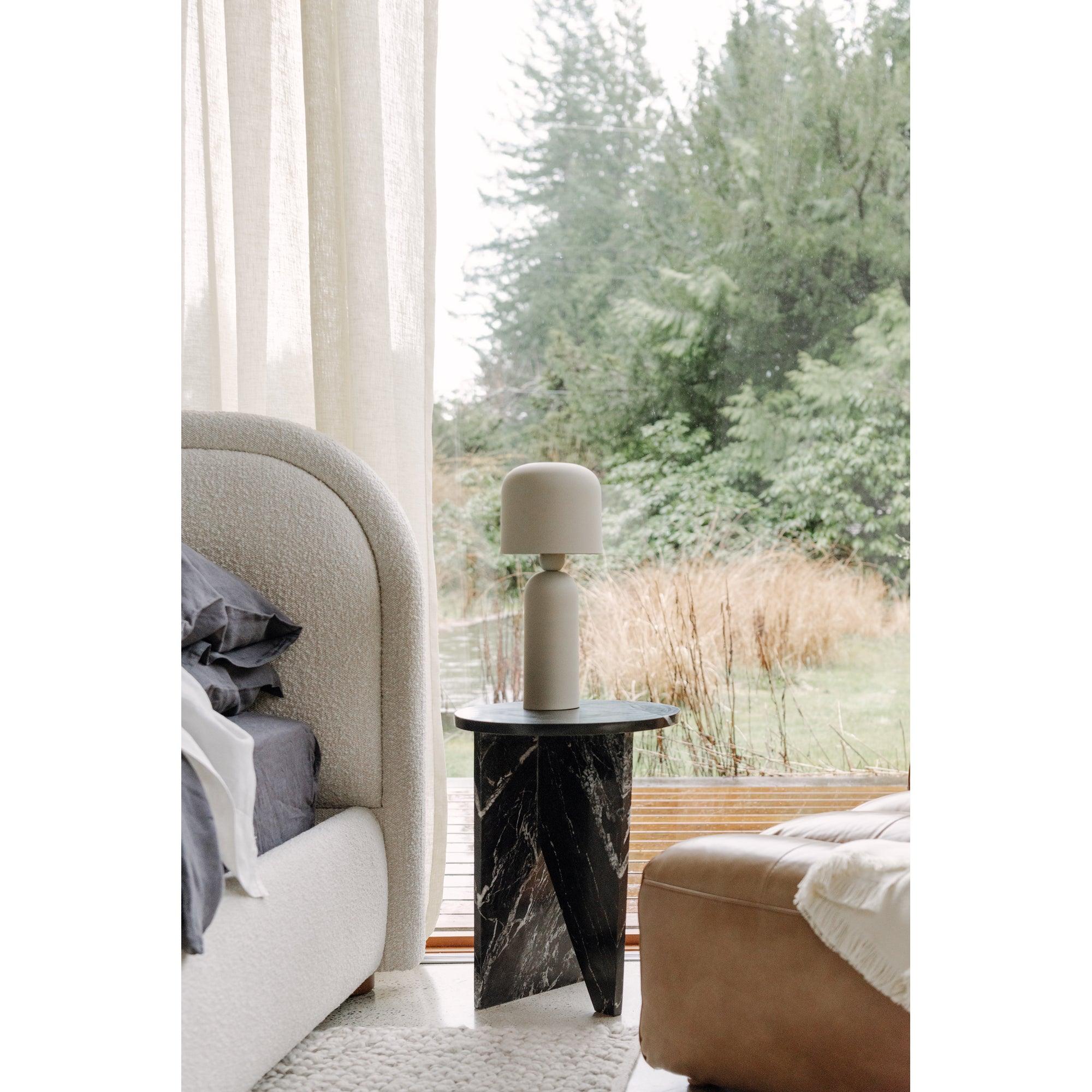 Grace Accent Table Black Marble - Remutear