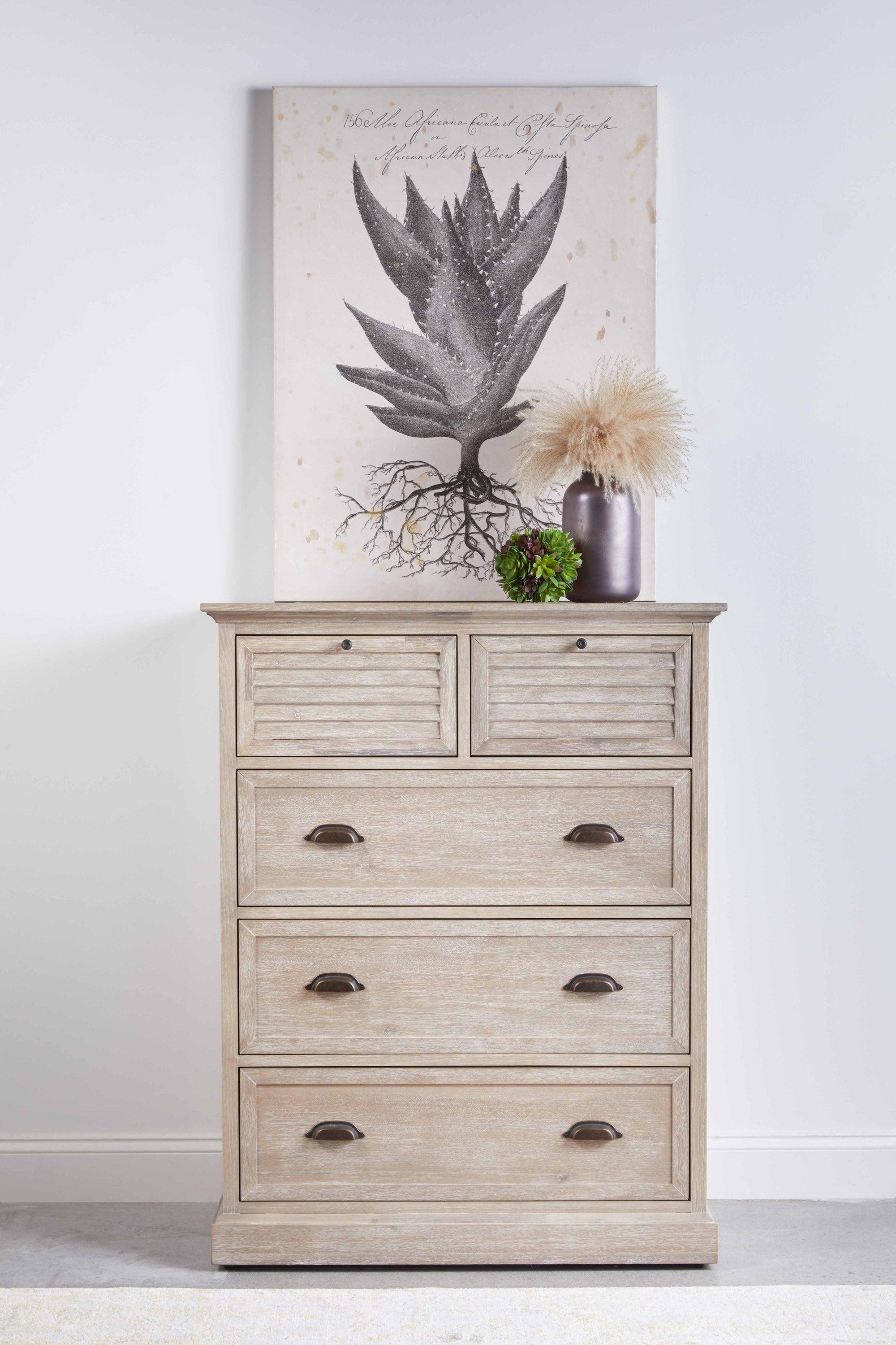 Eden 5-Drawer High Dresser - Remutear