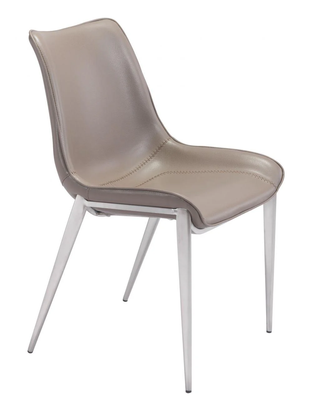 Magnus Dining Chair (Set of 2) Gray & Silver - Remutear