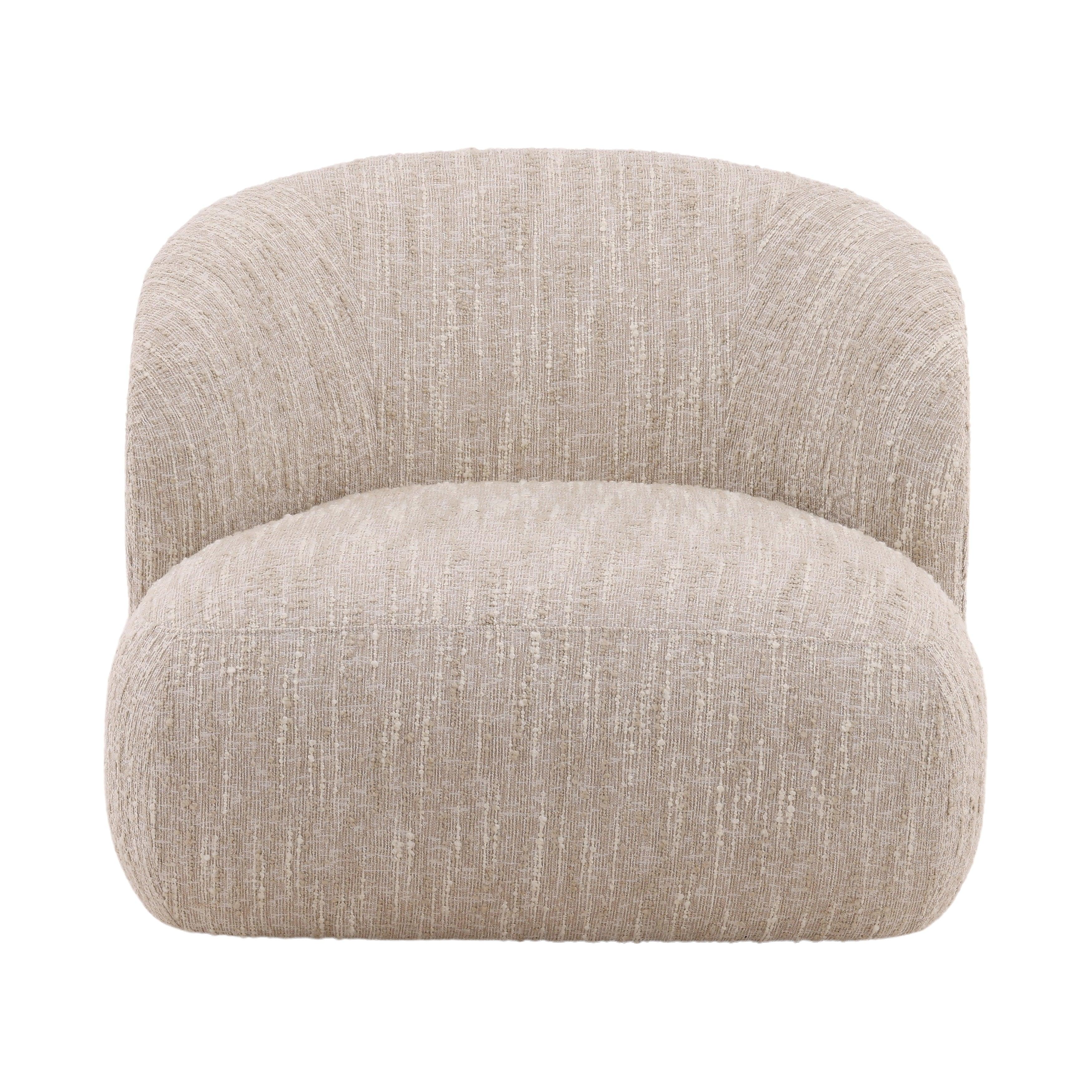 Romina Swivel Chair Beige - Remutear