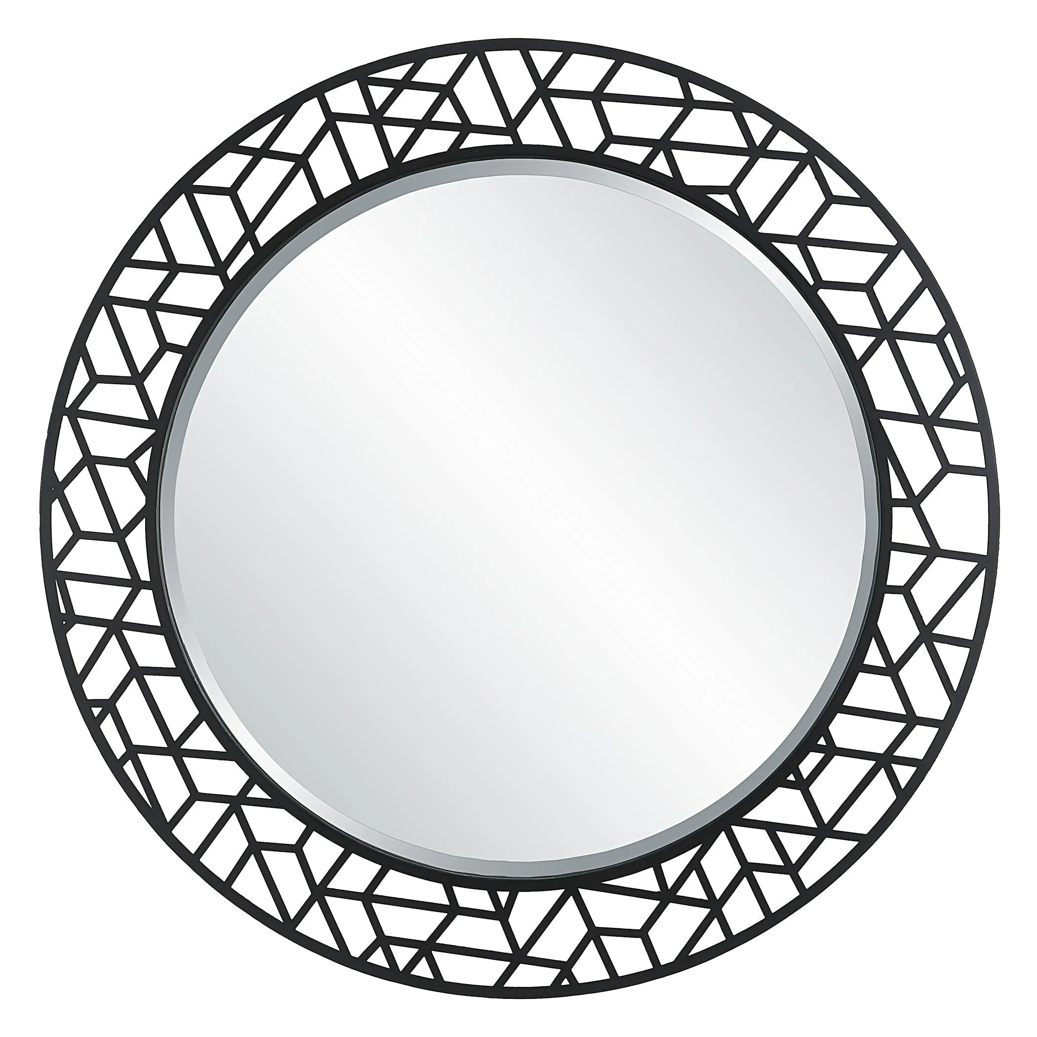 Mosaic Metal Round Mirror - Remutear