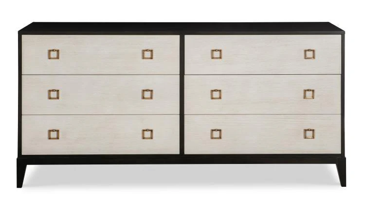 Stocked Six Drawer Low Dresser - Remutear