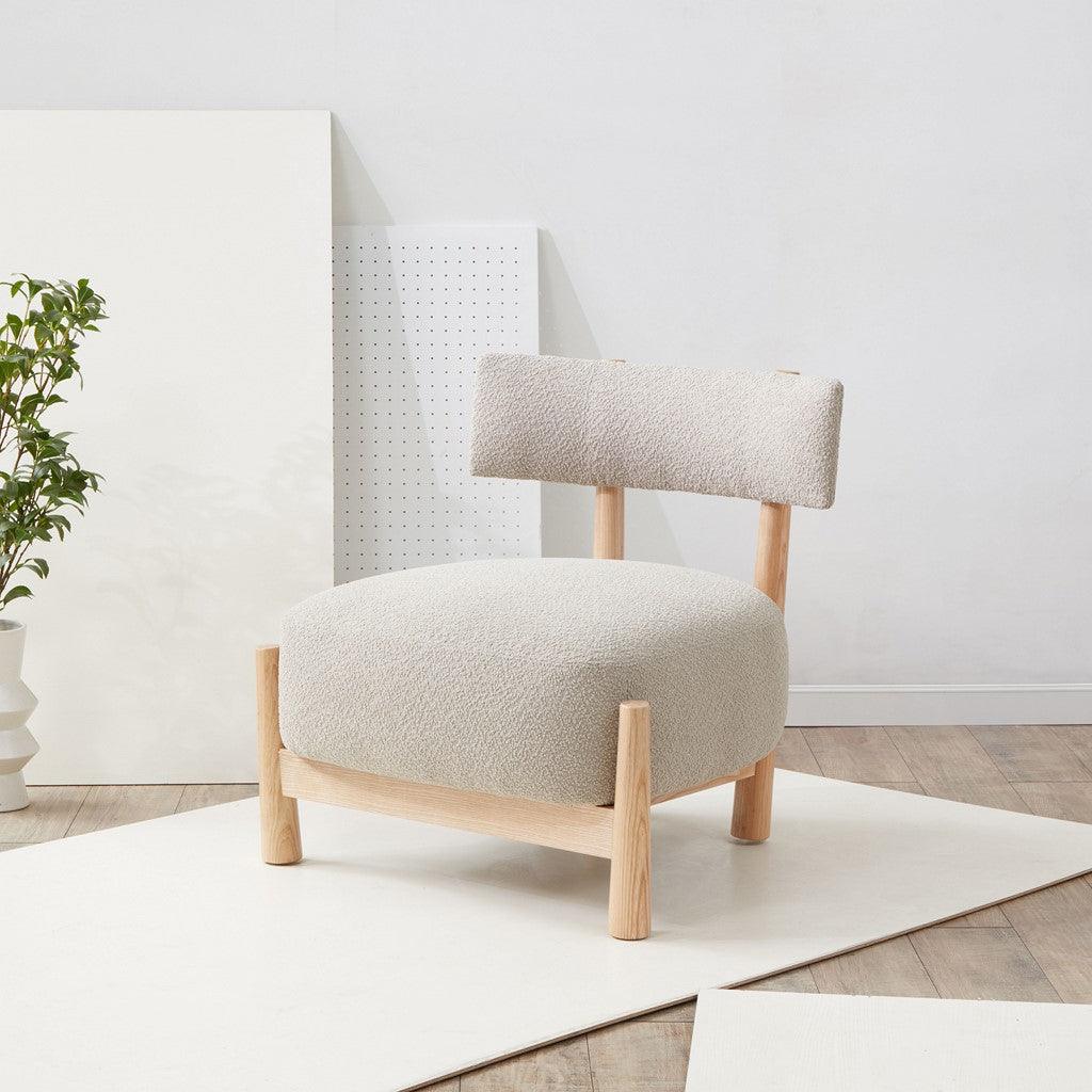 EDWARDINA BOUCLE ACCENT CHAIR - Remutear