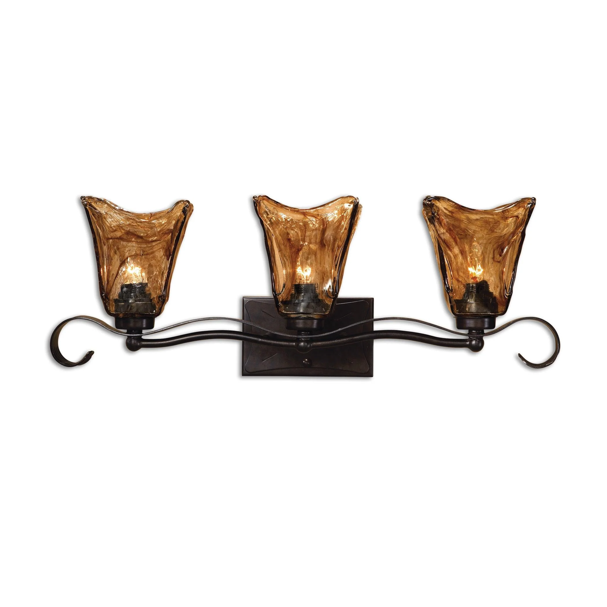 VETRAIO 3 LIGHT BRONZE VANITY STRIP - Remutear