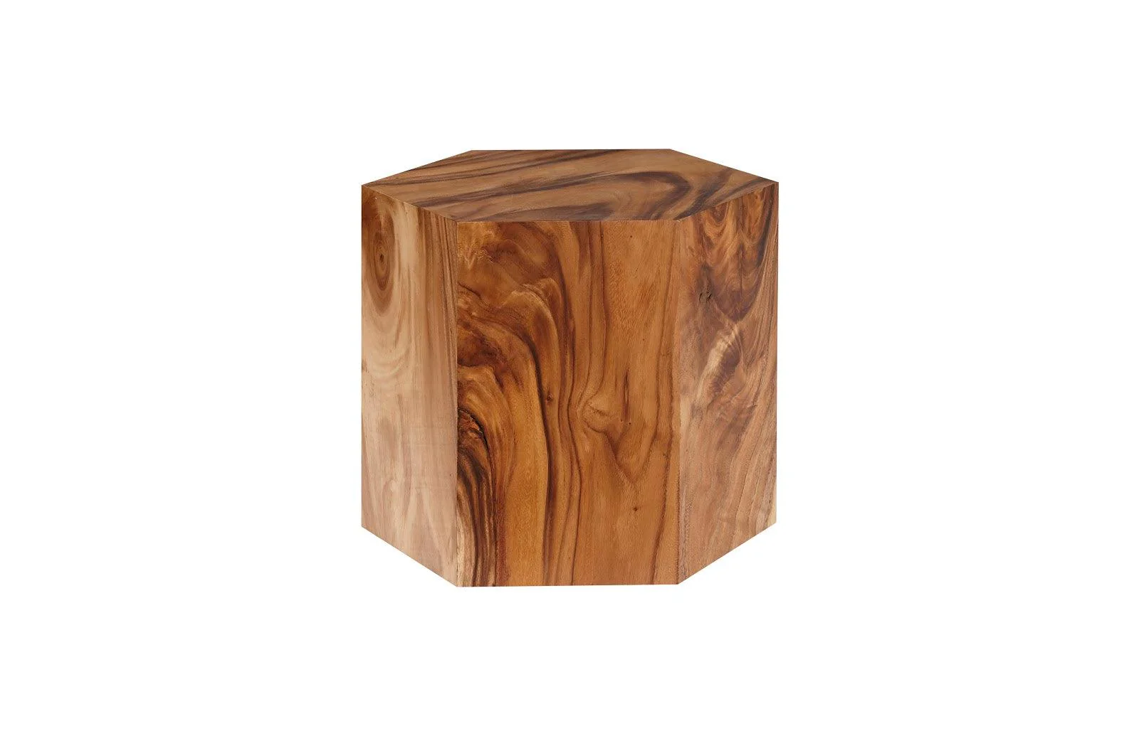 Honeycomb Side Table, Chamcha Wood, SM - Remutear