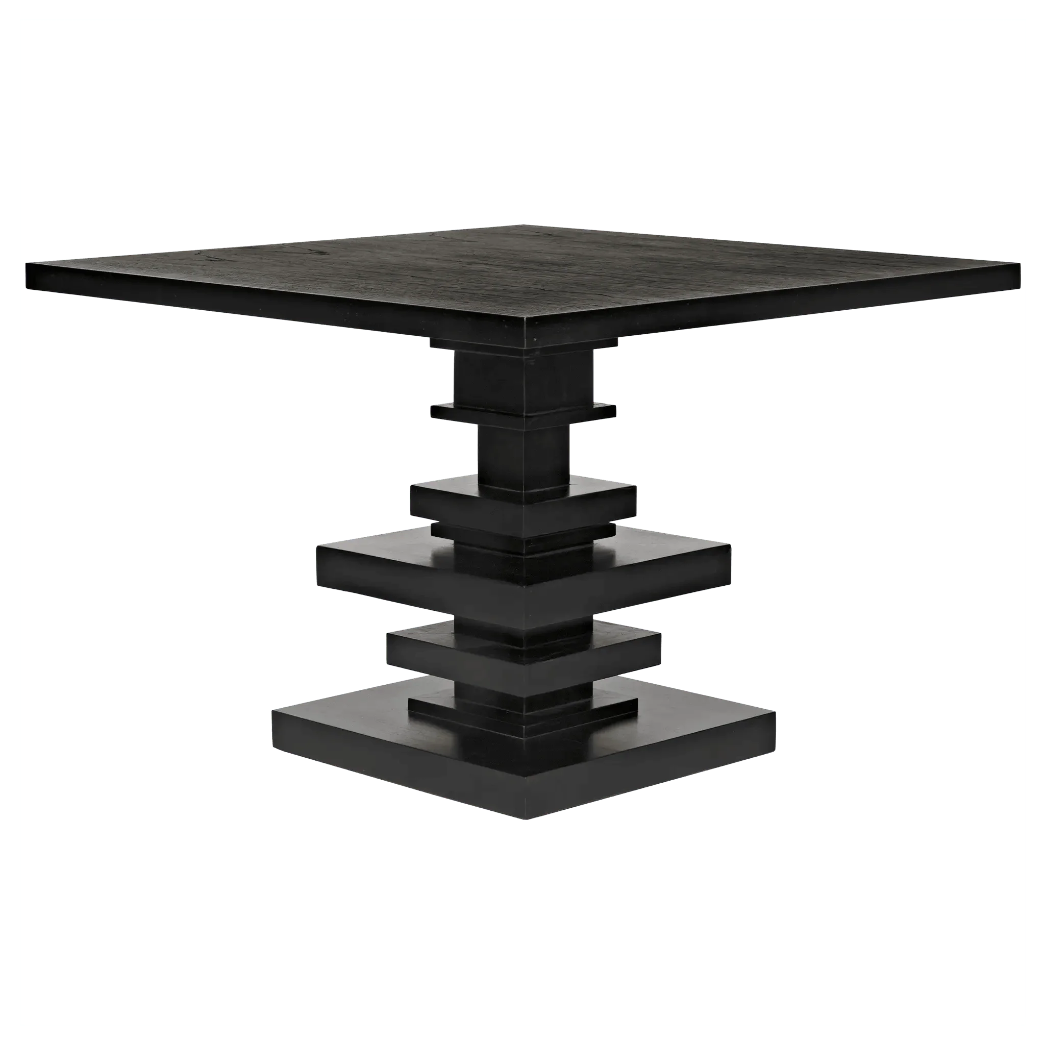 Corum Square Table, Hand Rubbed Black - Remutear