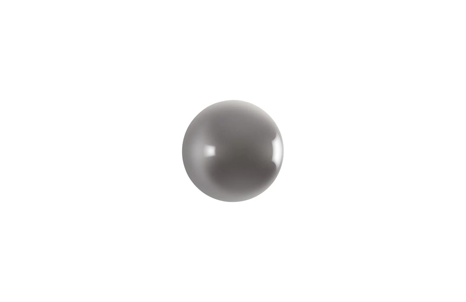Ball on the Wall, Extra Small, Polished Aluminum Finish - Remutear