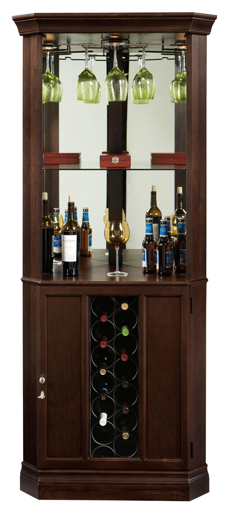 Piedmont III Corner Wine Cabinet - Remutear