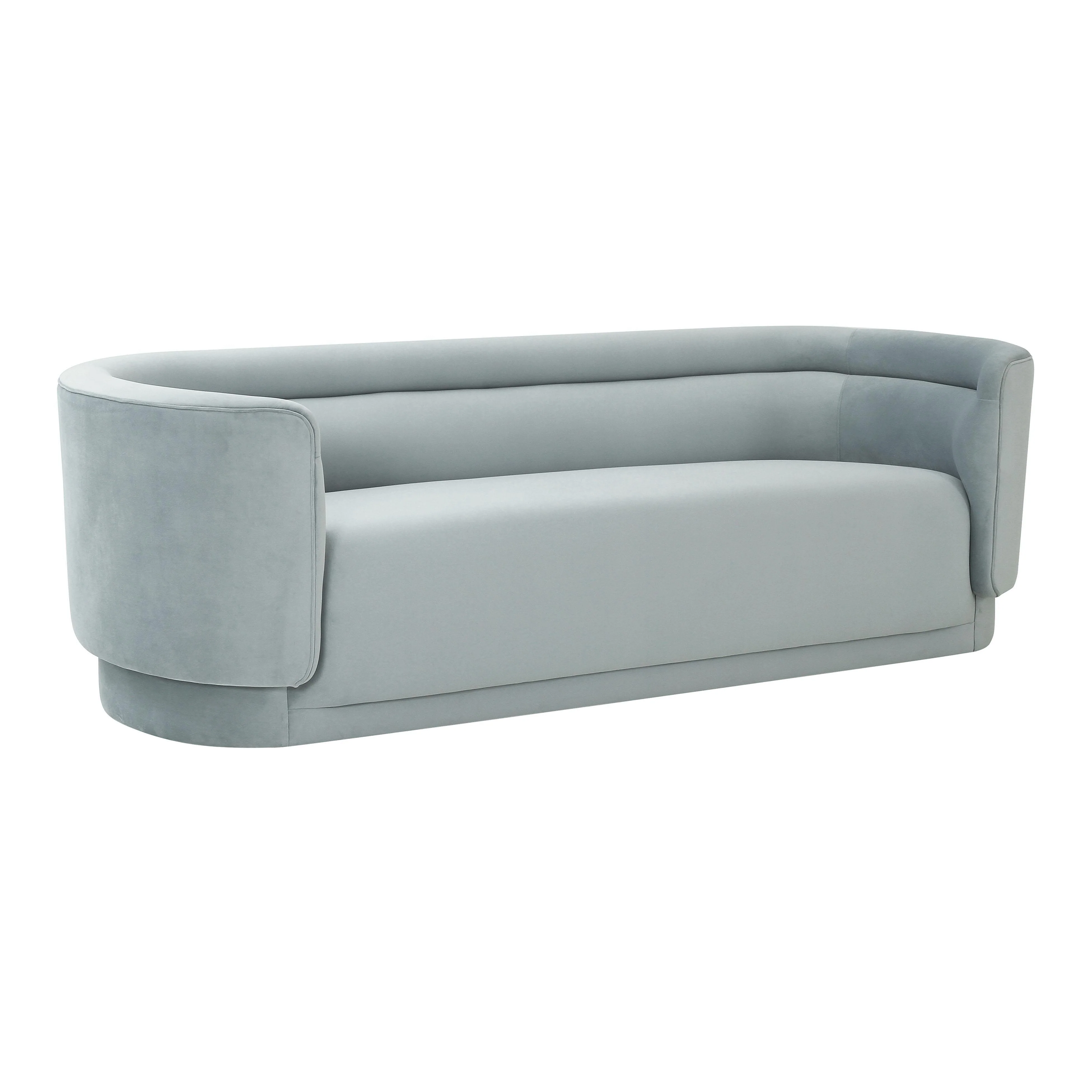 Macie Sea Blue Velvet Sofa - Remutear
