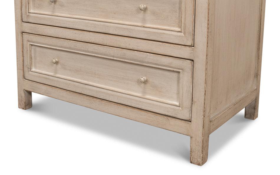 Ezra Three Drawer Commode - Stone Grey - Remutear