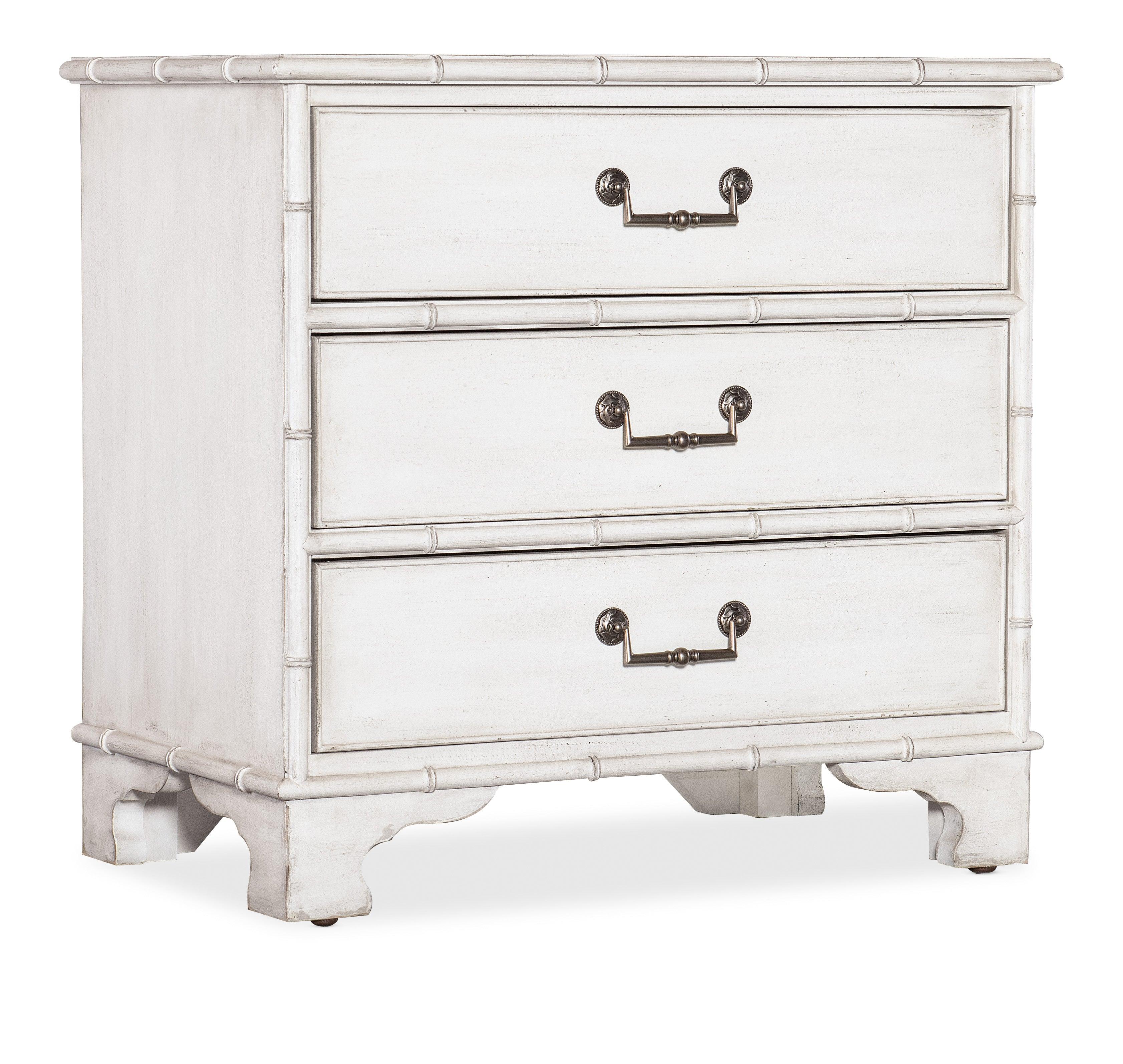 Charleston Three-Drawer Nightstand - Remutear