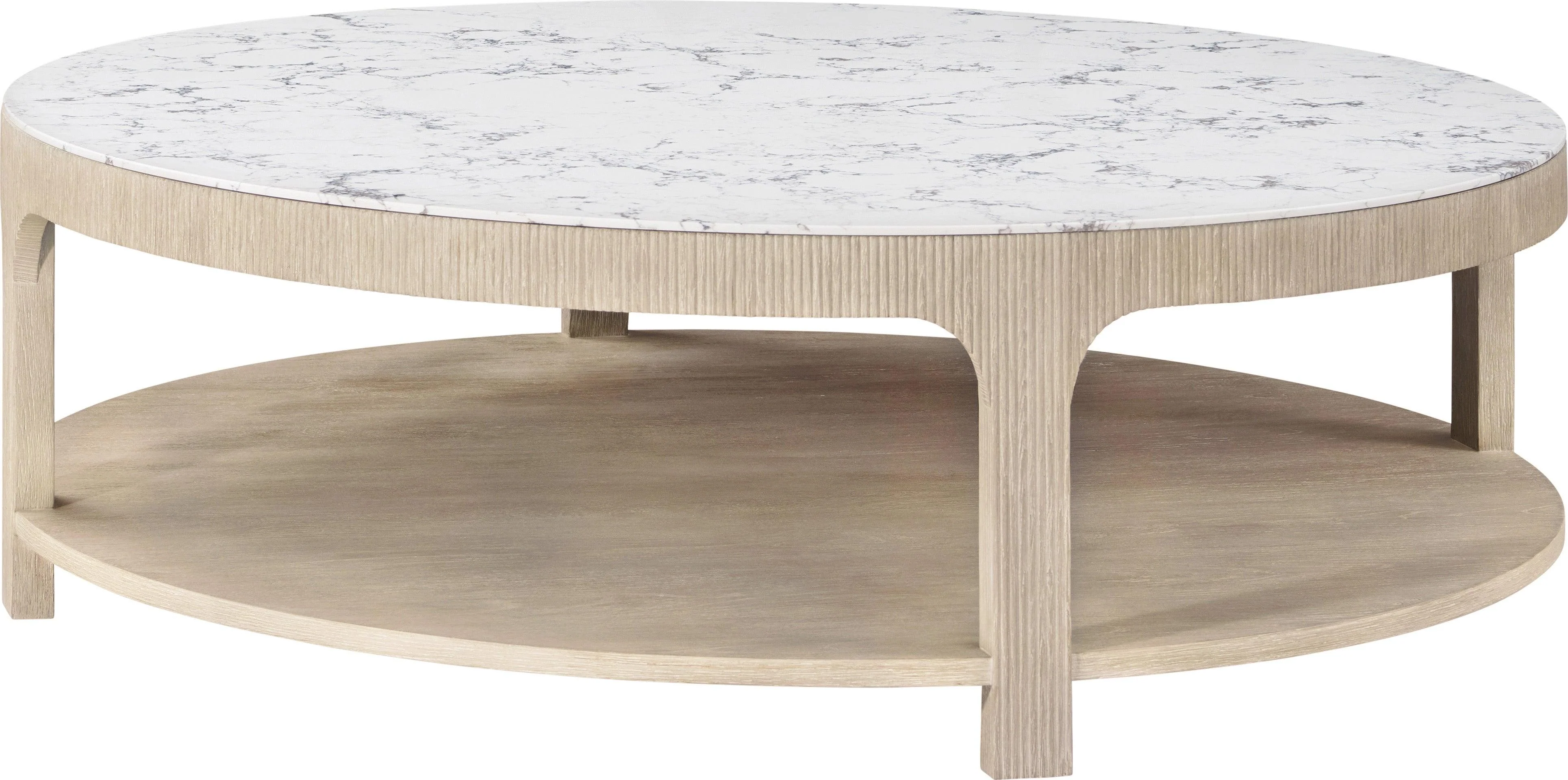 Horizon Round Quartz Cocktail Table - Remutear