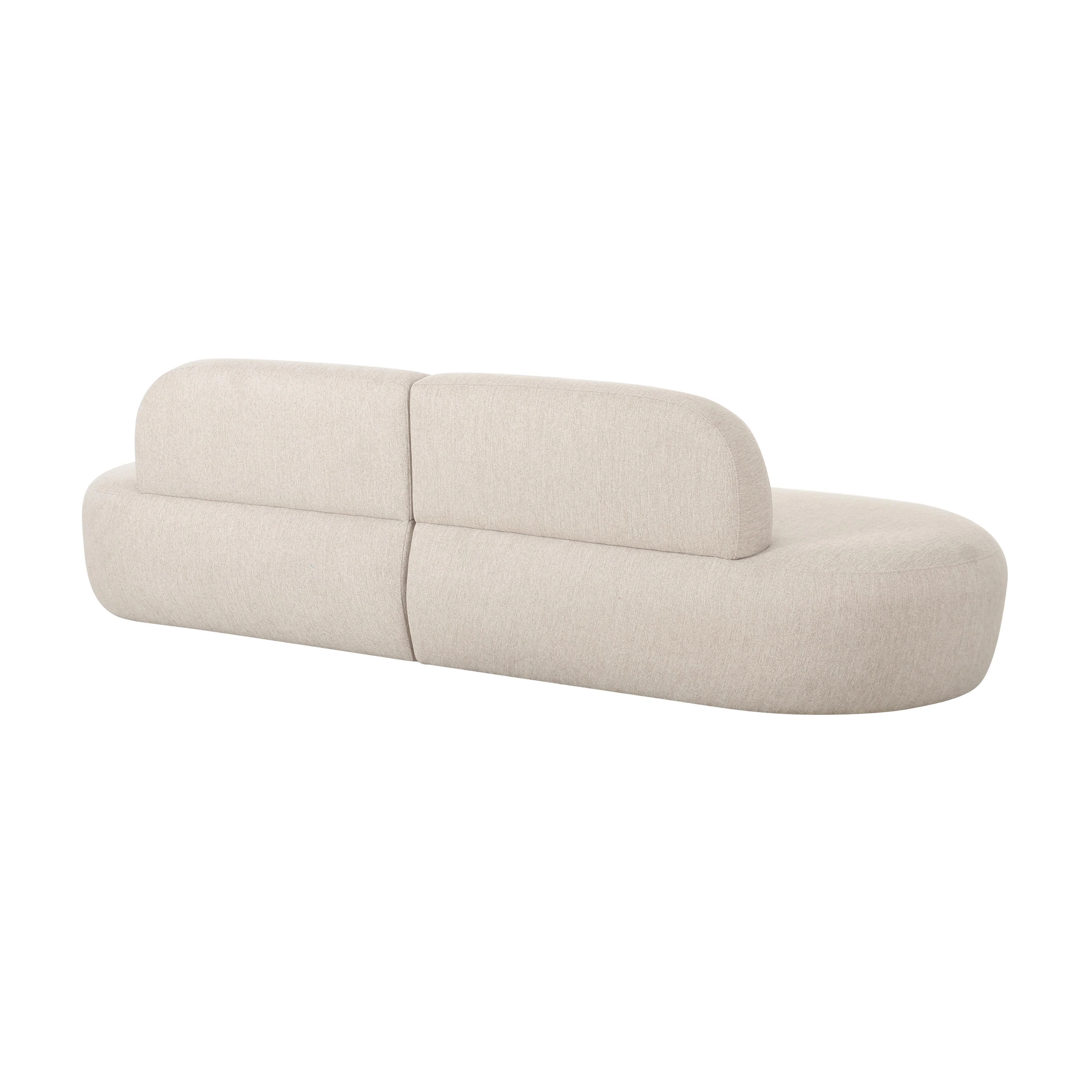 Broohah Beige Linen Sofa - Remutear