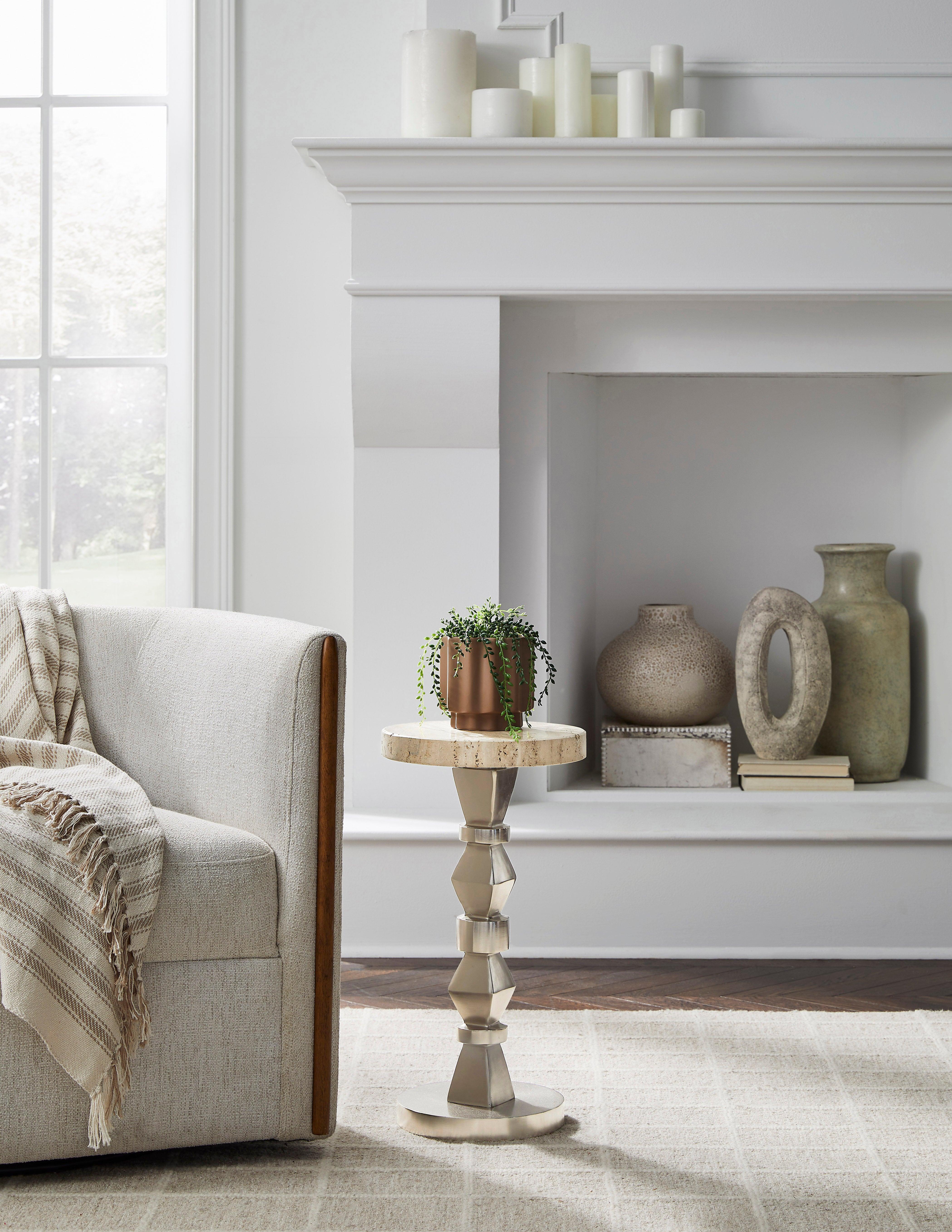 Contemporary Marble Top Spot Table - Remutear