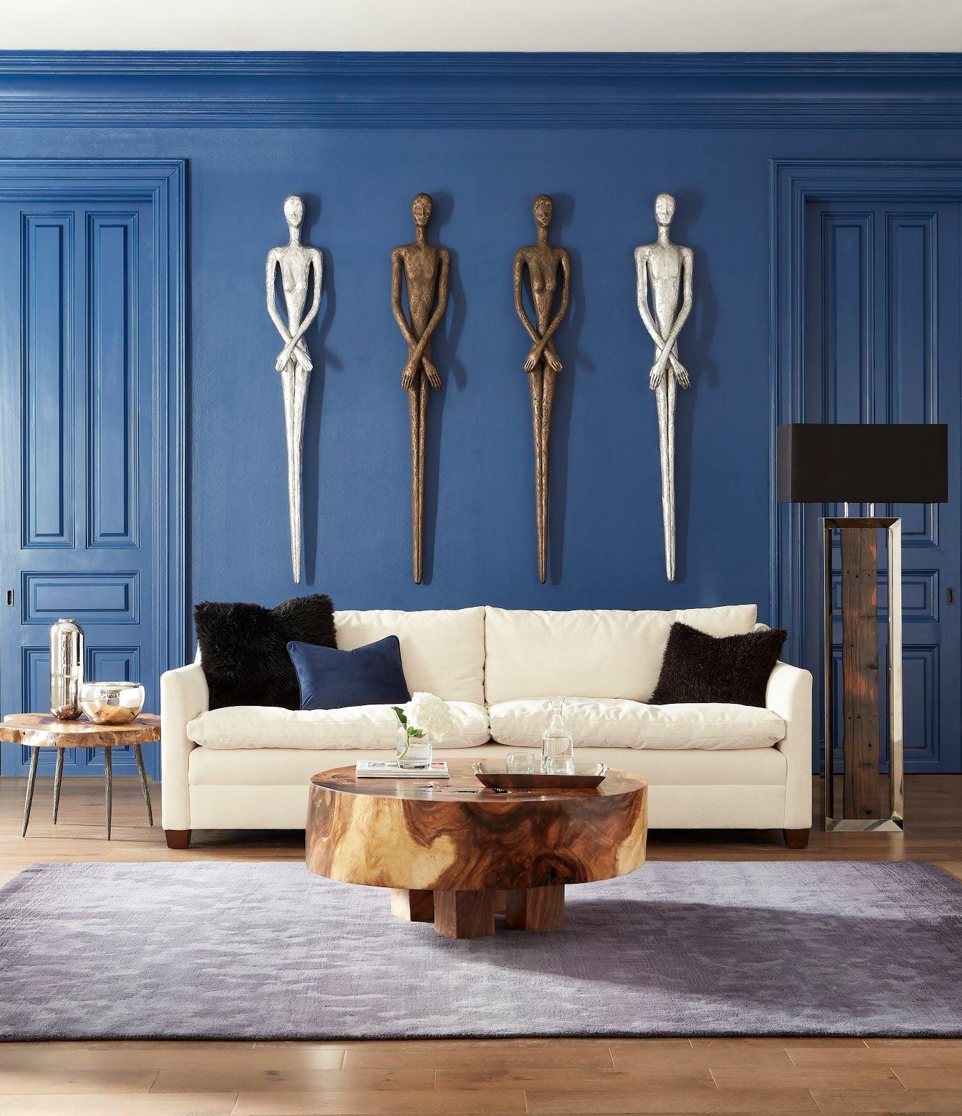 Lloyd Wall Sculpture, Resin, Bronze Finish - Remutear