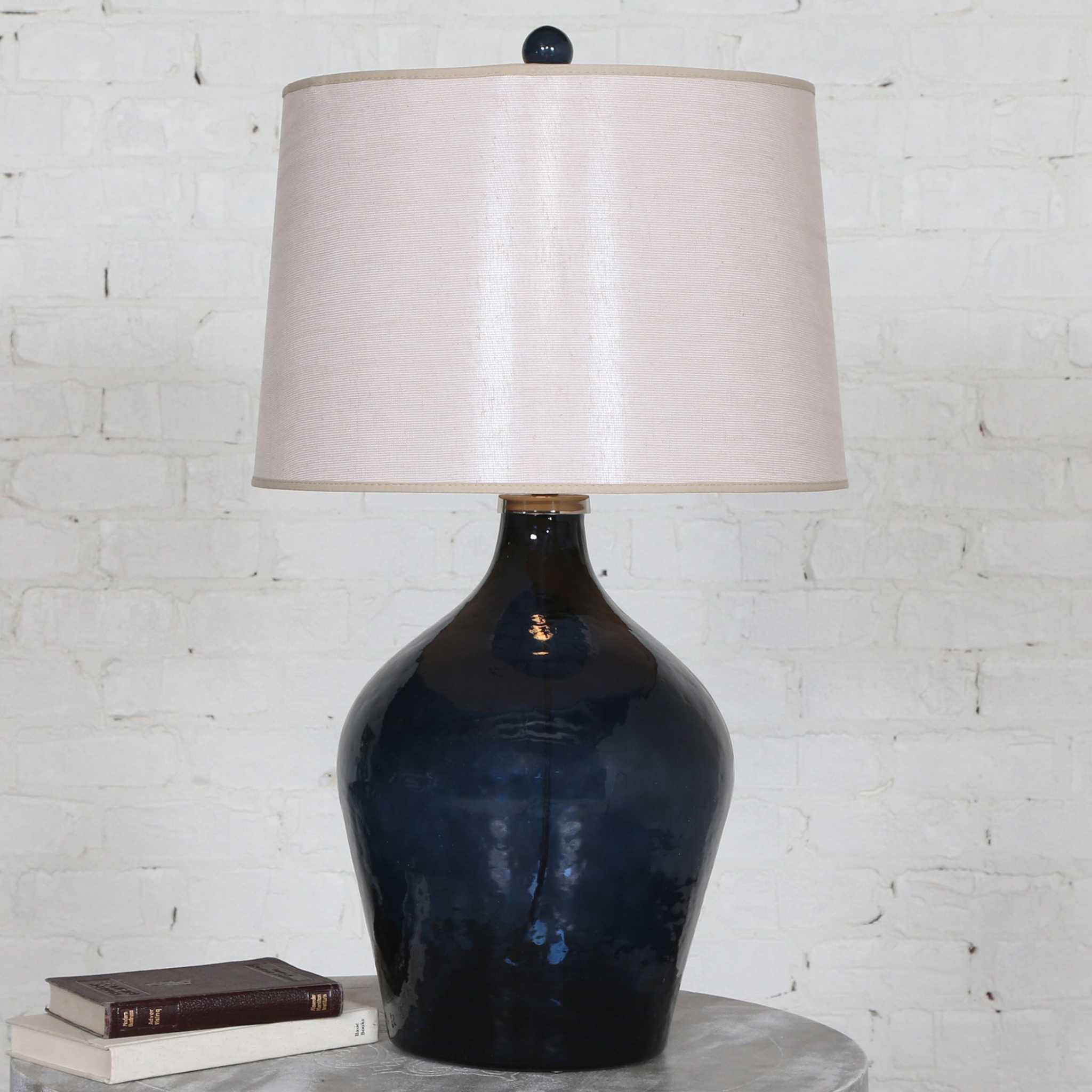 Lamone Blue Glass Lamp - Remutear