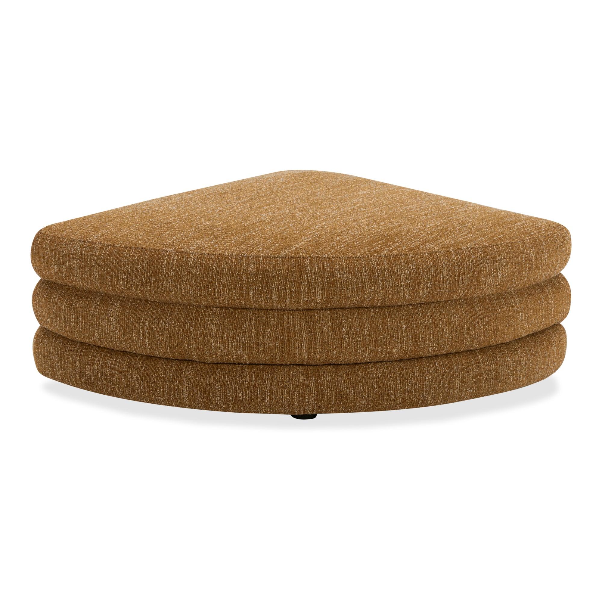 Lowtide Curved Ottoman Amber Glow - Remutear