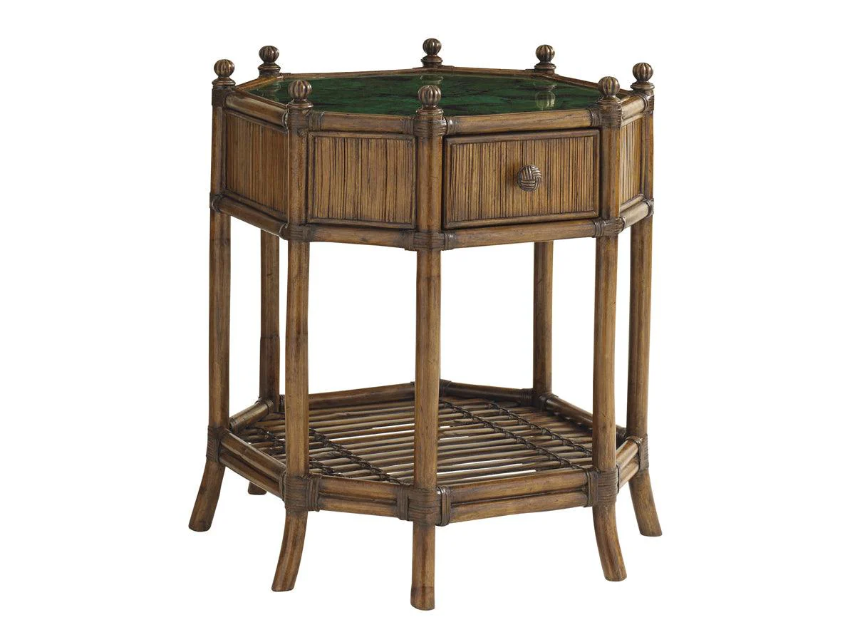 Bali Hai Flamingo Octagonal End Table - Remutear