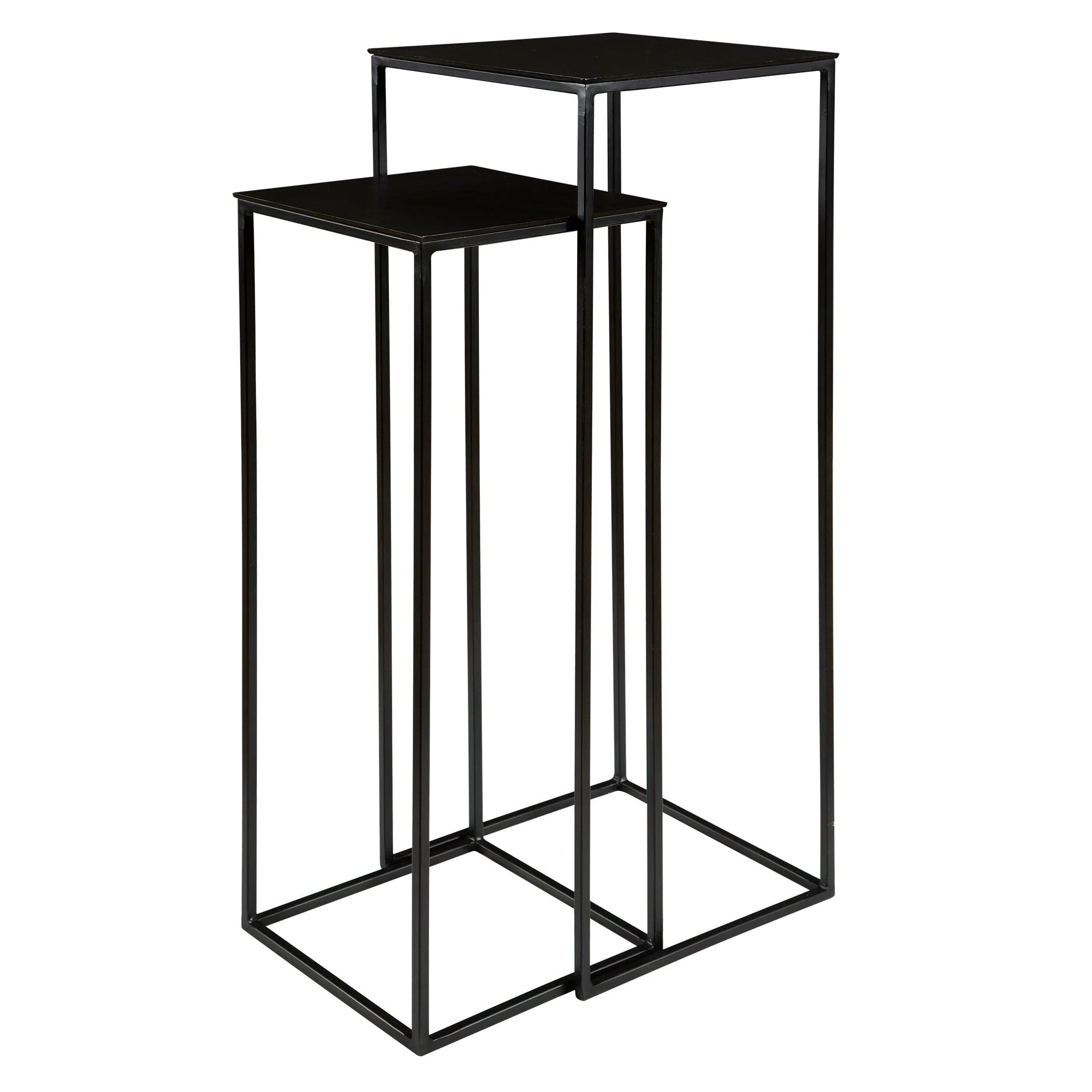 Coreene Nesting Pedestal Tables, S/2 - Remutear