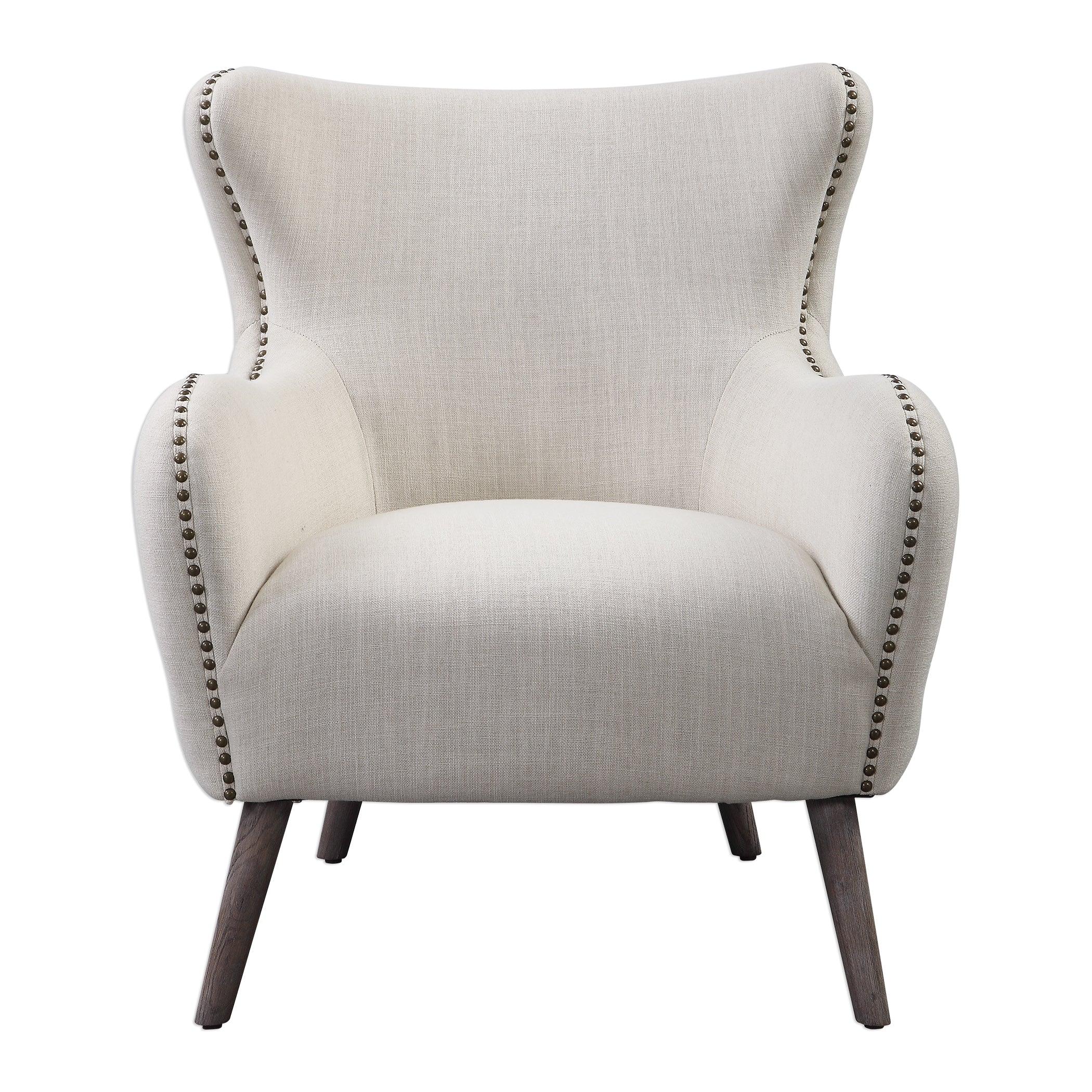 Donya Cream Accent Chair - Remutear