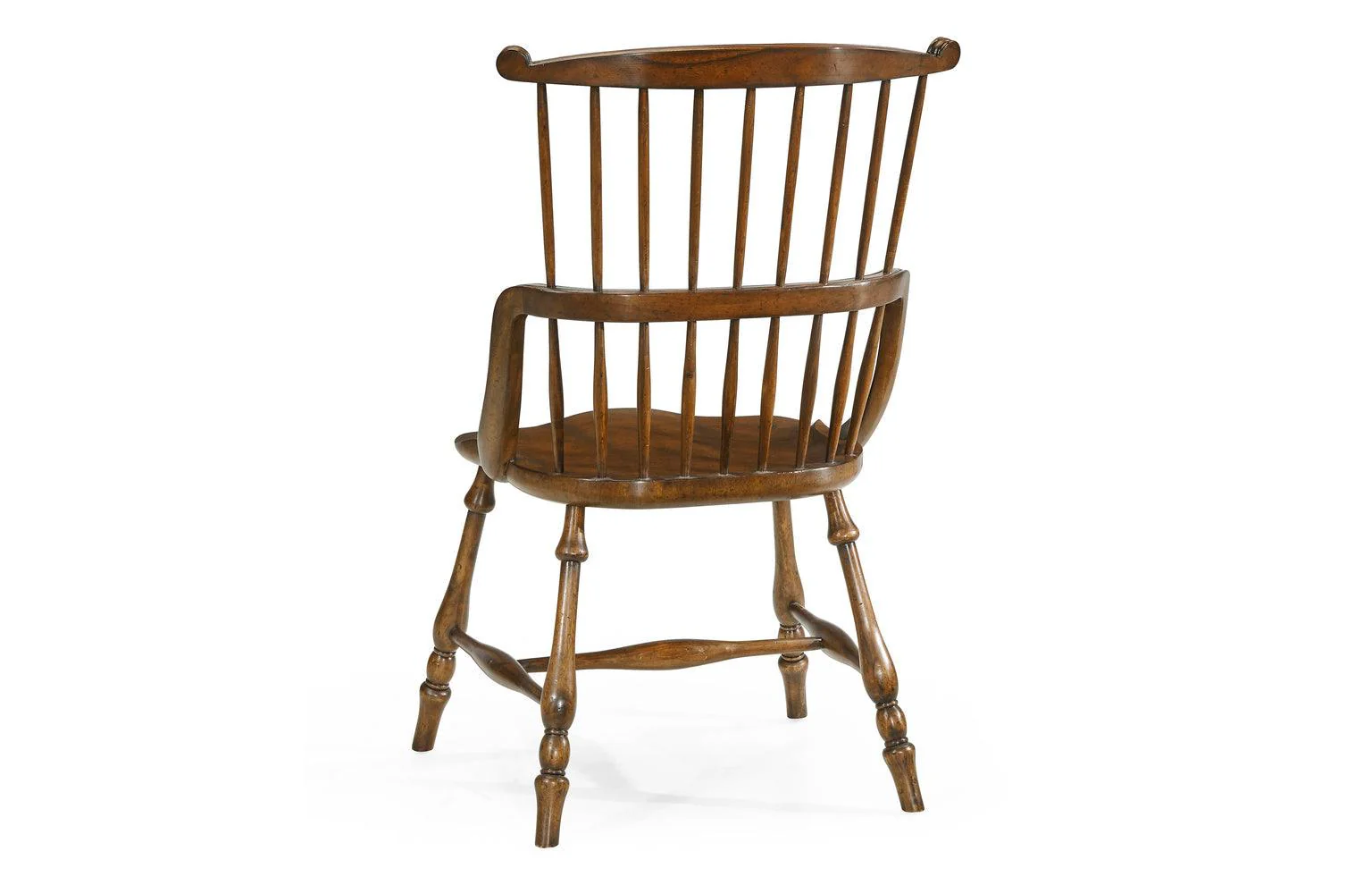 Casual Accents Walnut Windsor Armchair - Set of 2 - Remutear