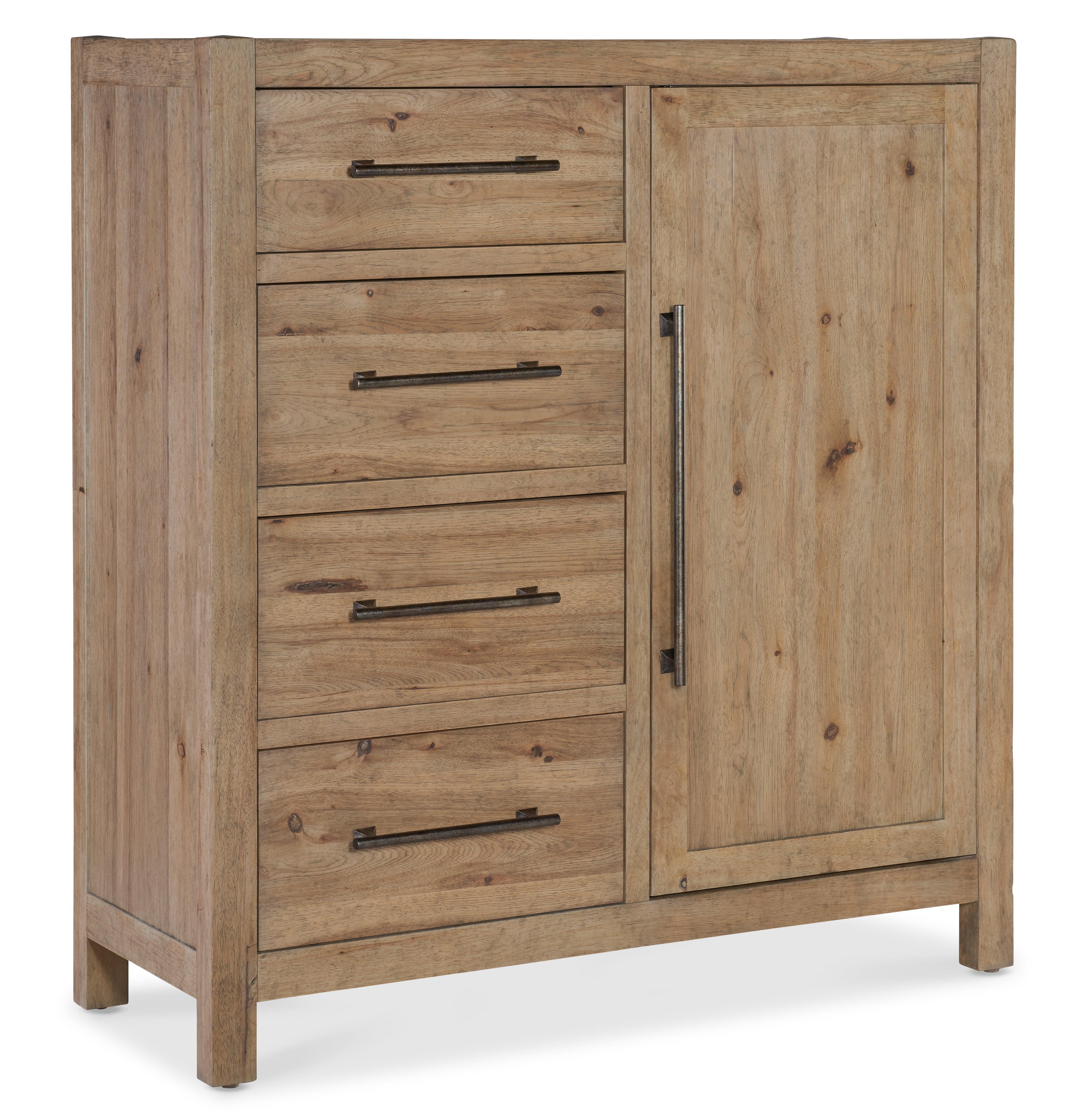 Vineyard Row Four-Drawer Door Chest - Remutear