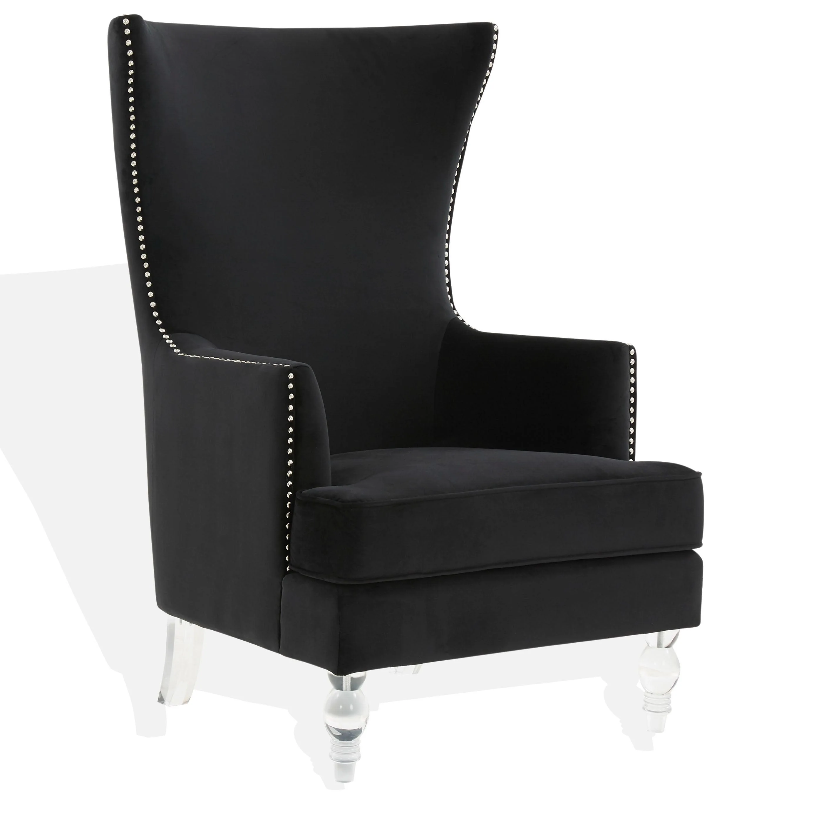Geode Modern Wingback Chair - Remutear