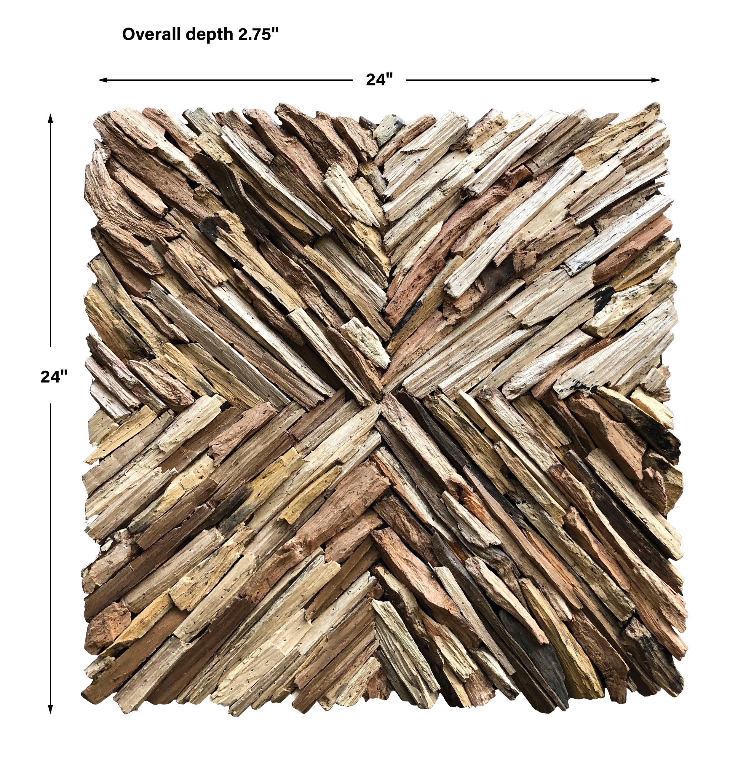 Outland Drift Wood Wall Decor - Remutear