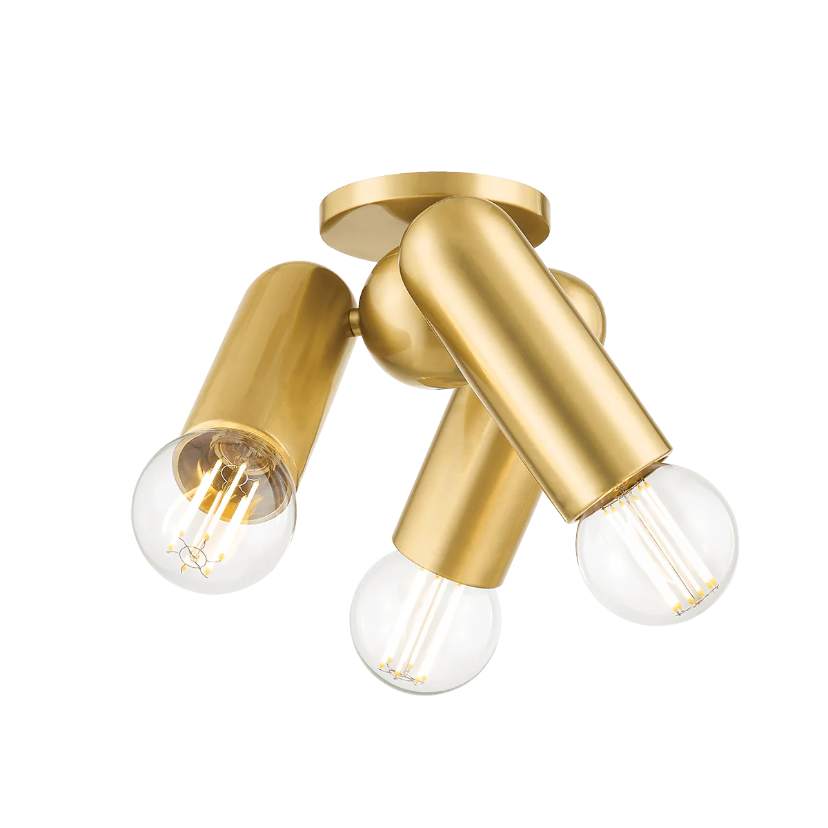 LOLLY 3 LIGHT FLUSH MOUNT - Remutear