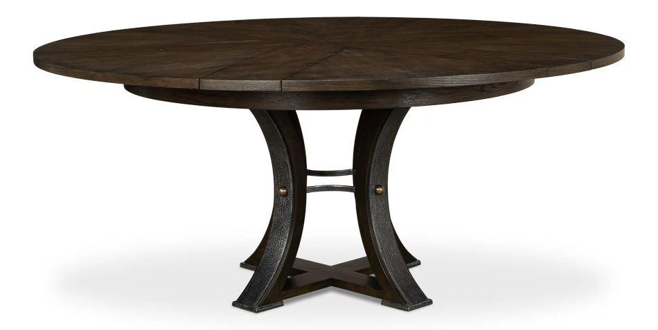 Tower Jupe Dining Table - Med Artisan Gry - Remutear