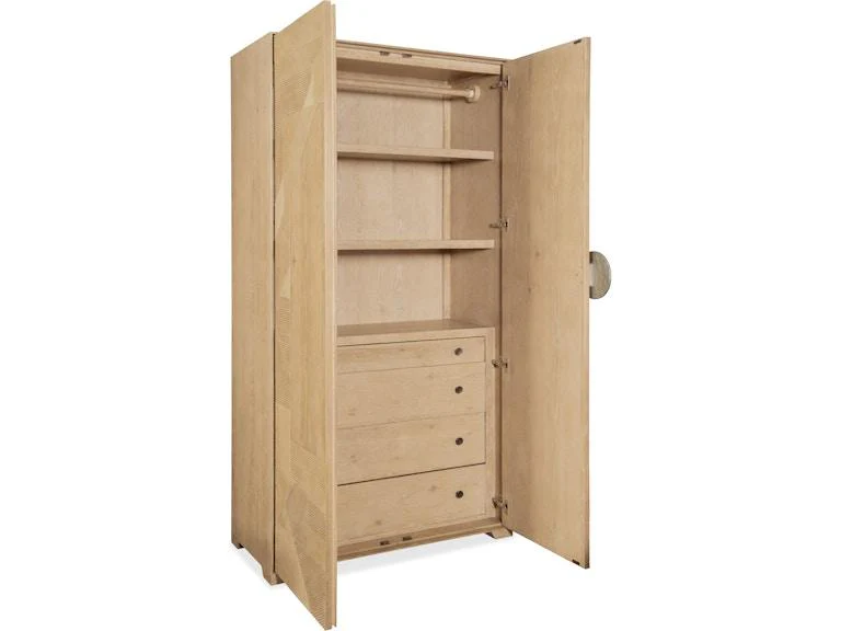 Retreat Split Rattan Wardrobe - Remutear