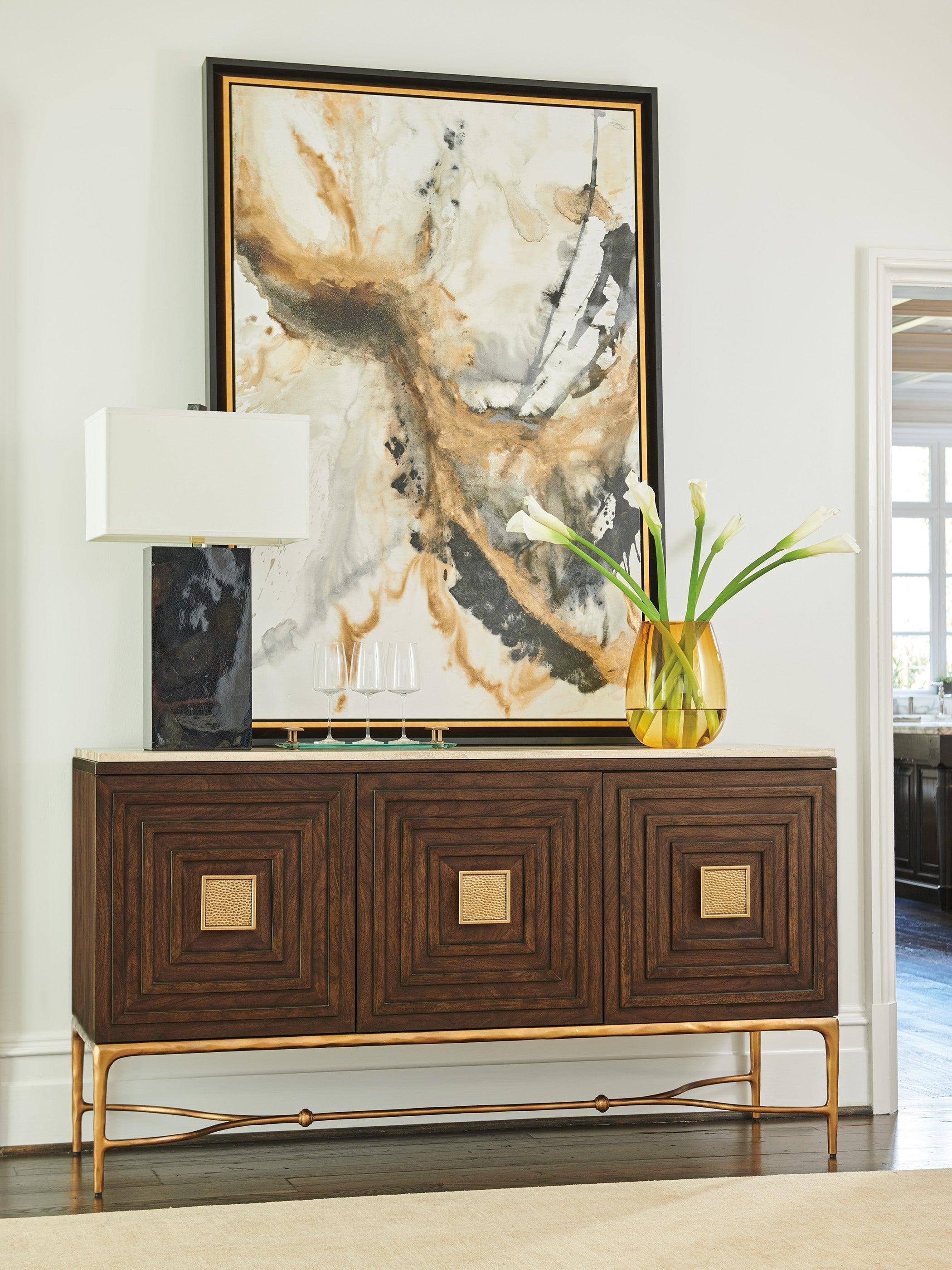 Silverado Tiburon Sideboard With Stone Top - Remutear